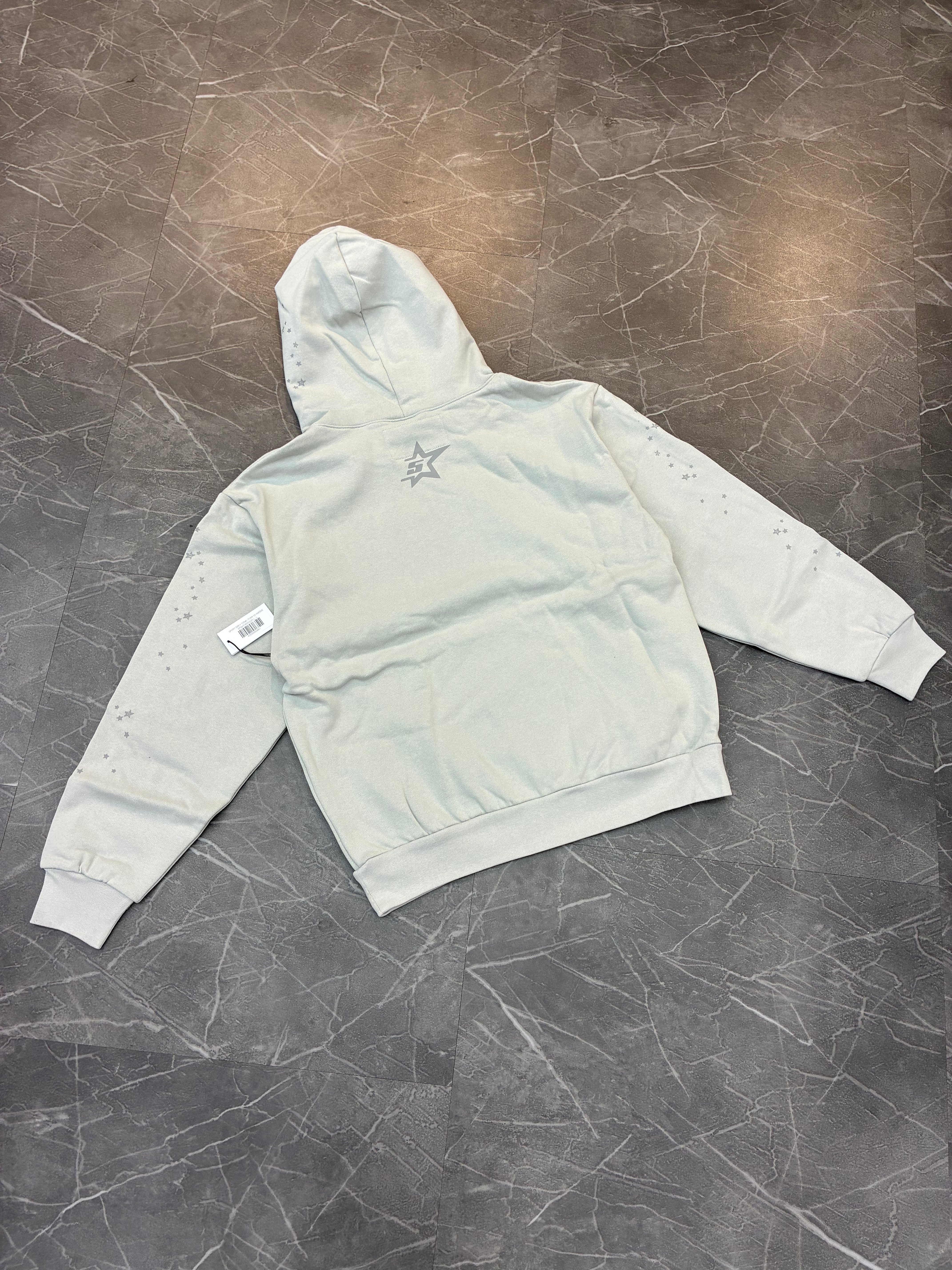 Sp5der Tonal Punk V2 Hoodie “Sport Grey”