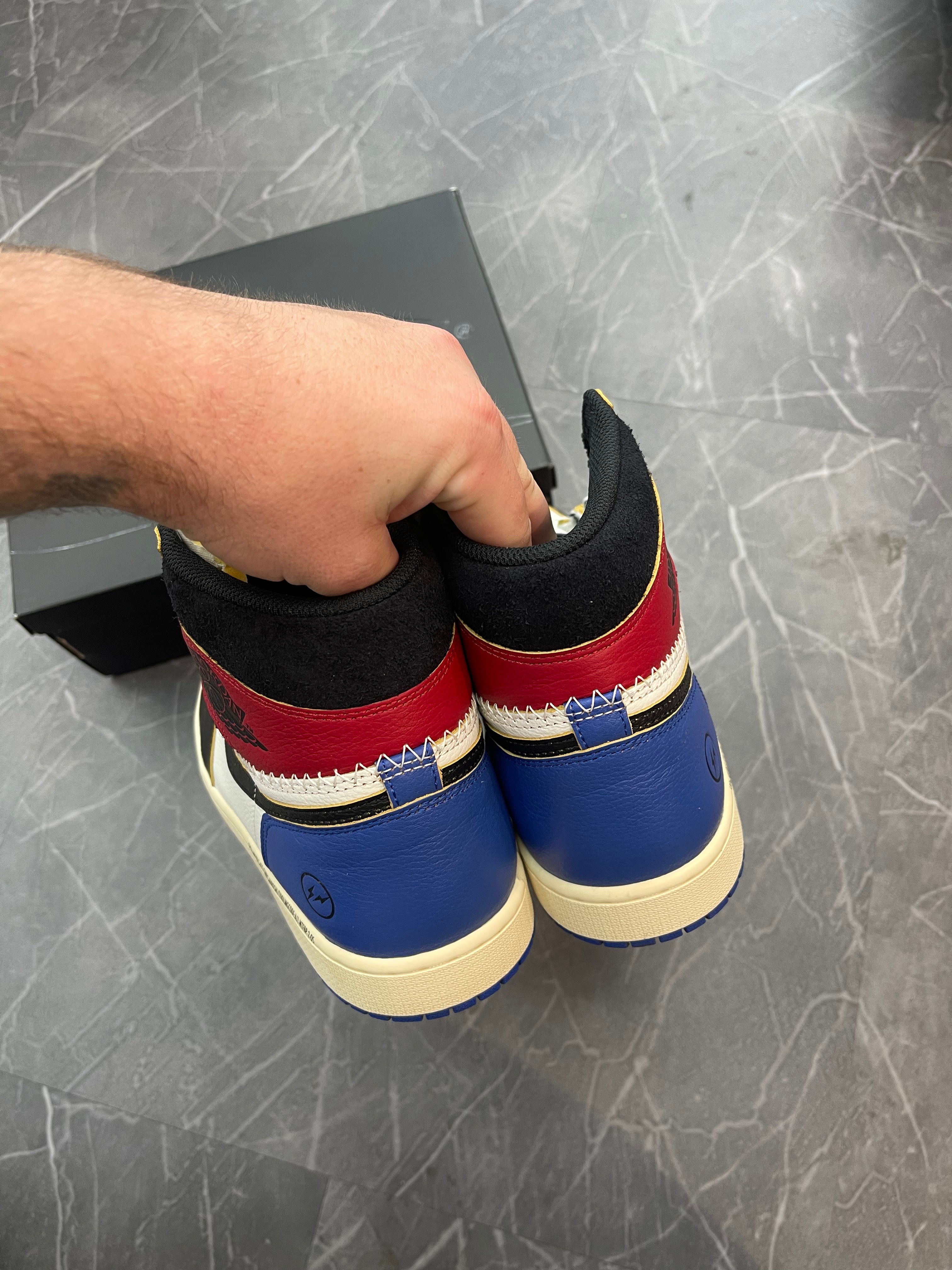 Jordan 1 High Fragment X Union “LA Varsity Red Sport Blue”