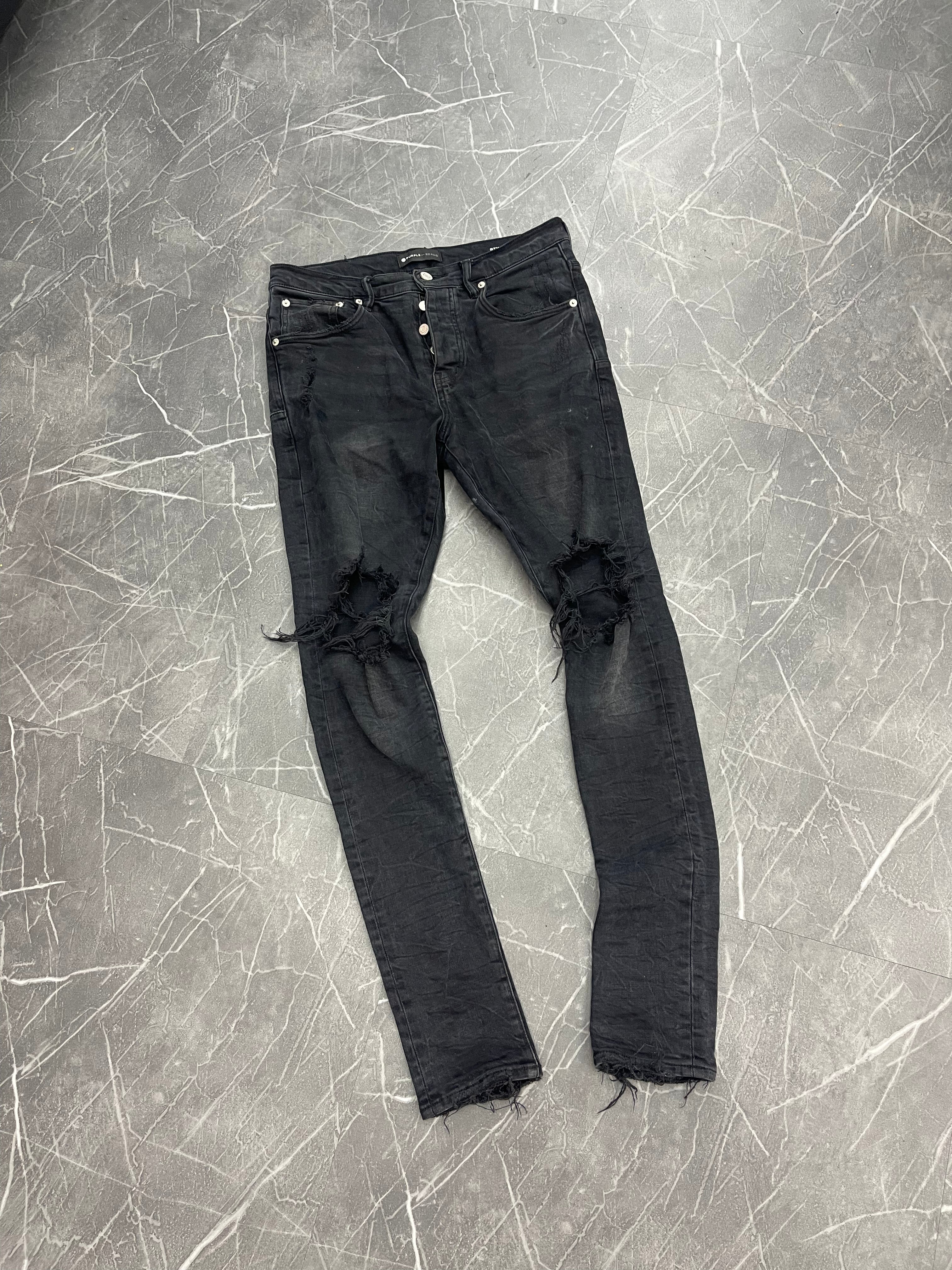 Purple Jeans “Washed Black”