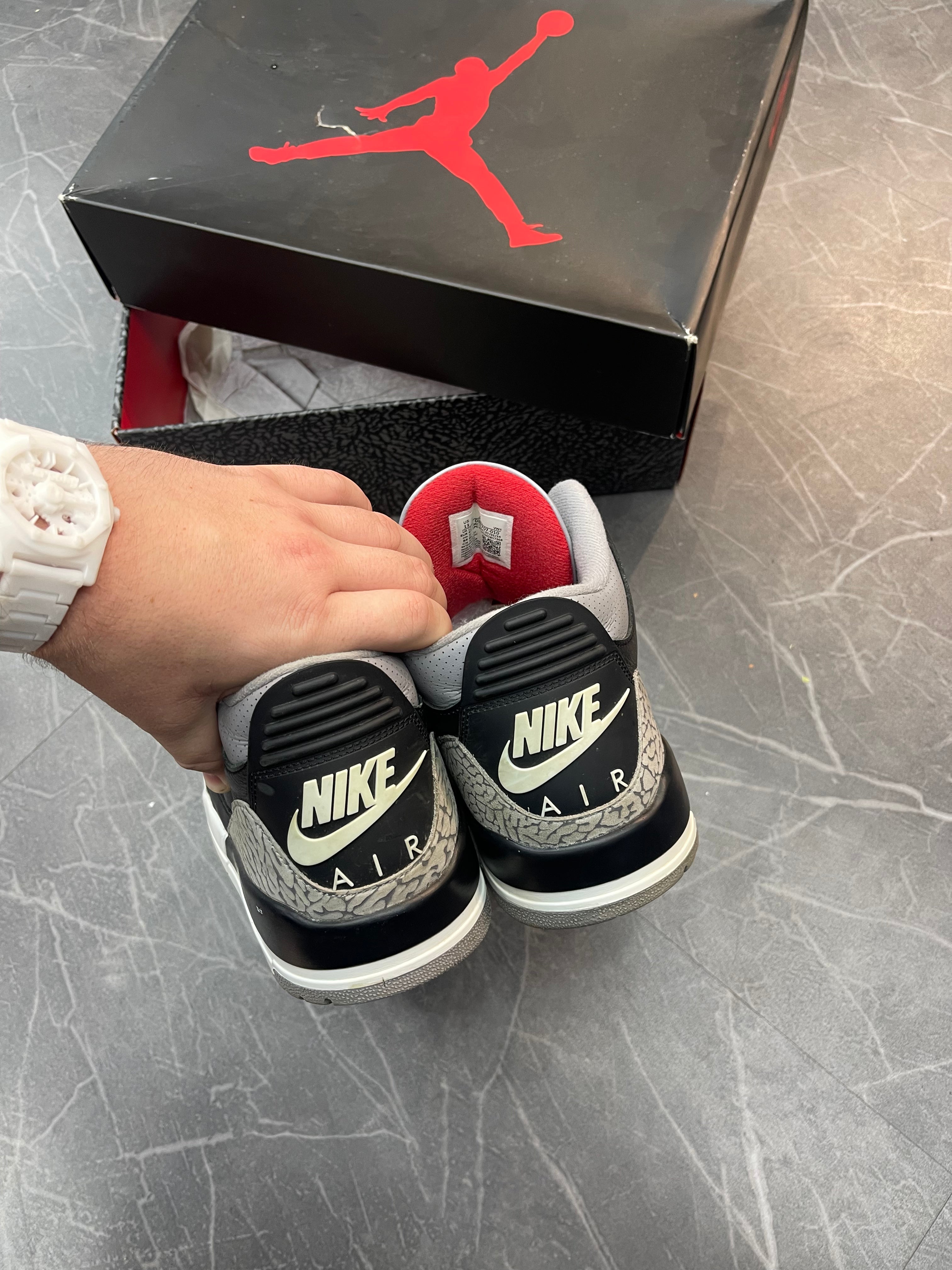 Jordan 3 “Black Cement”
