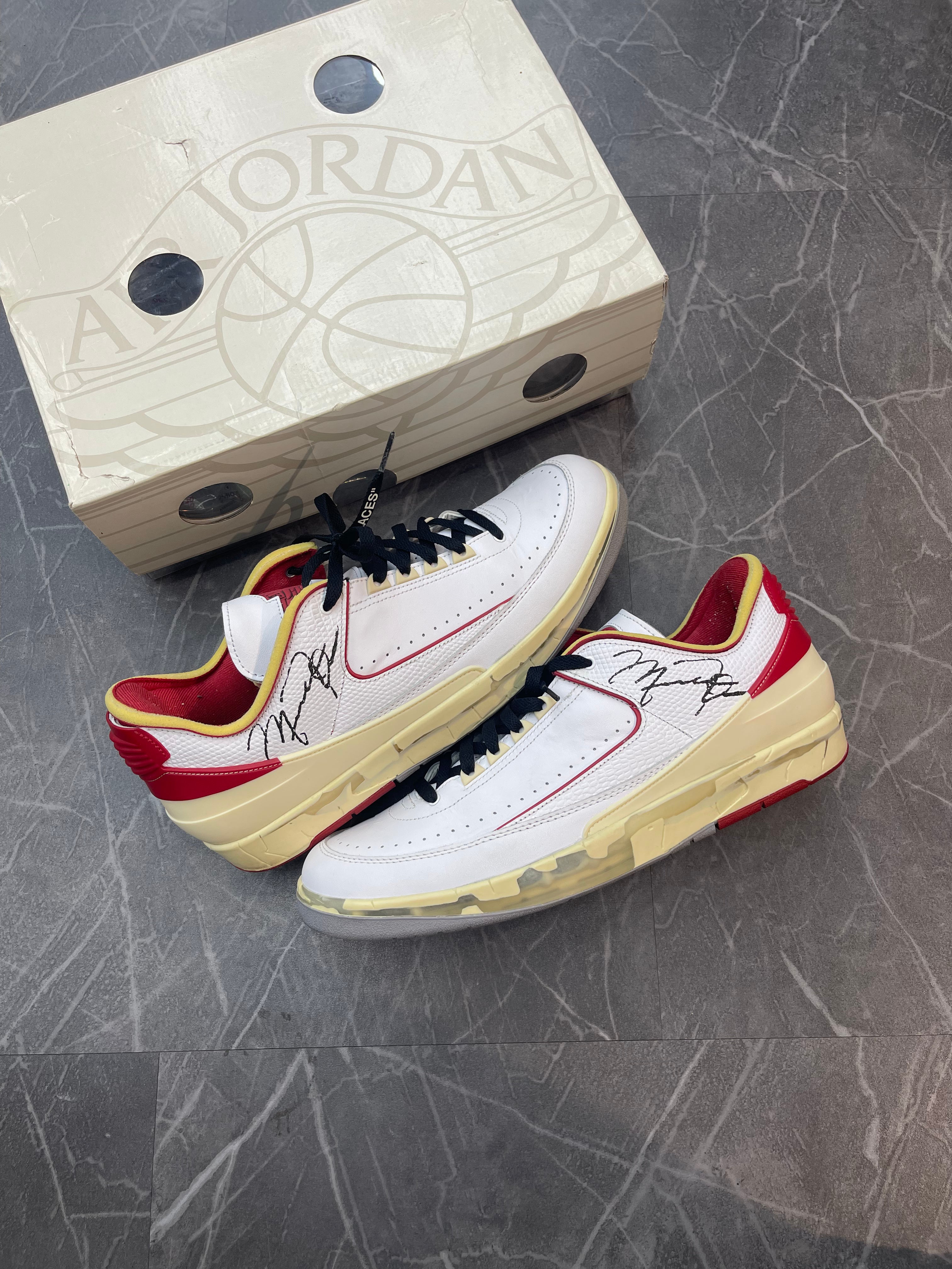 OFF - WHITE Jordan 2 “White/Red”