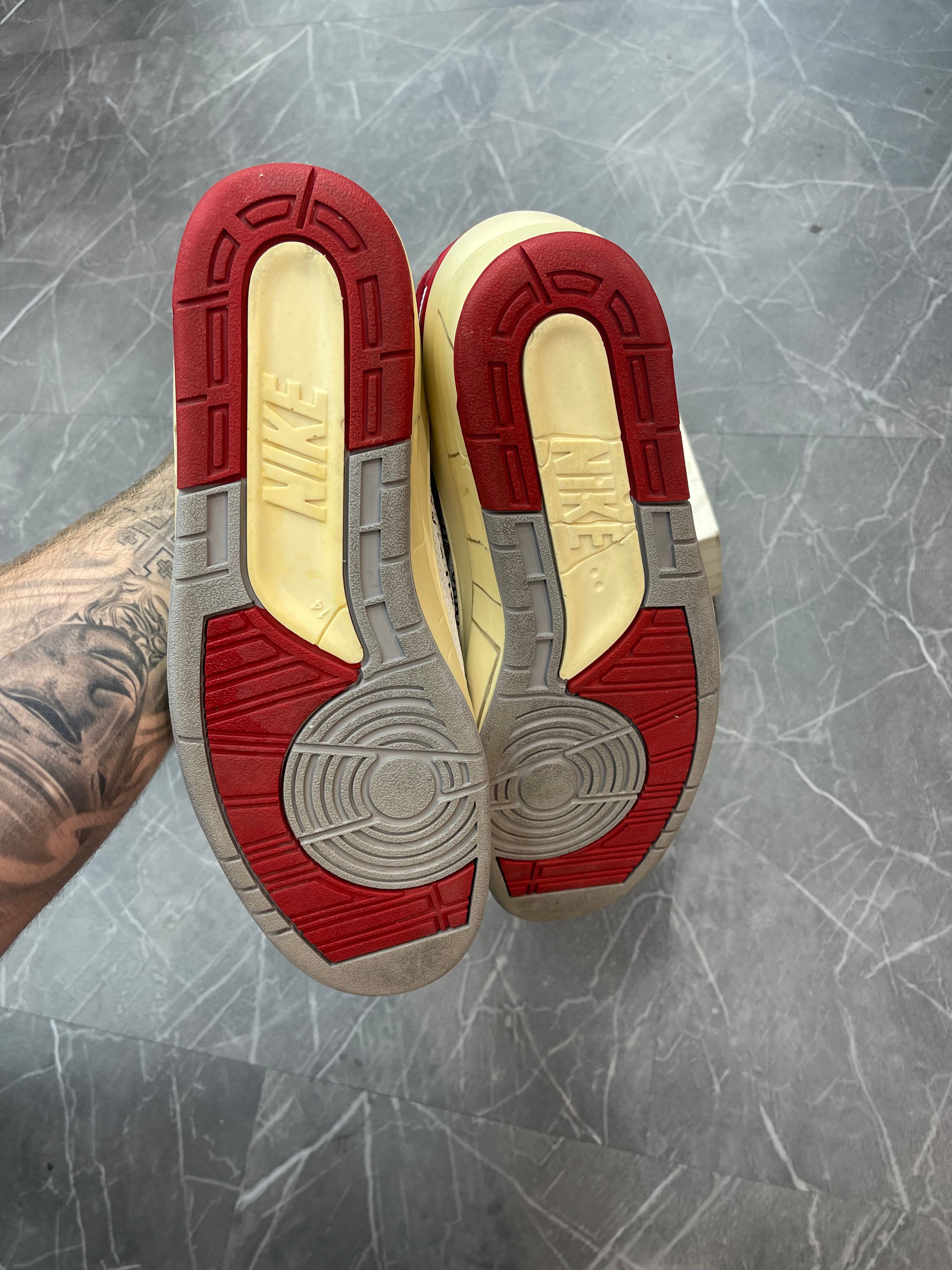 OFF - WHITE Jordan 2 “White/Red”