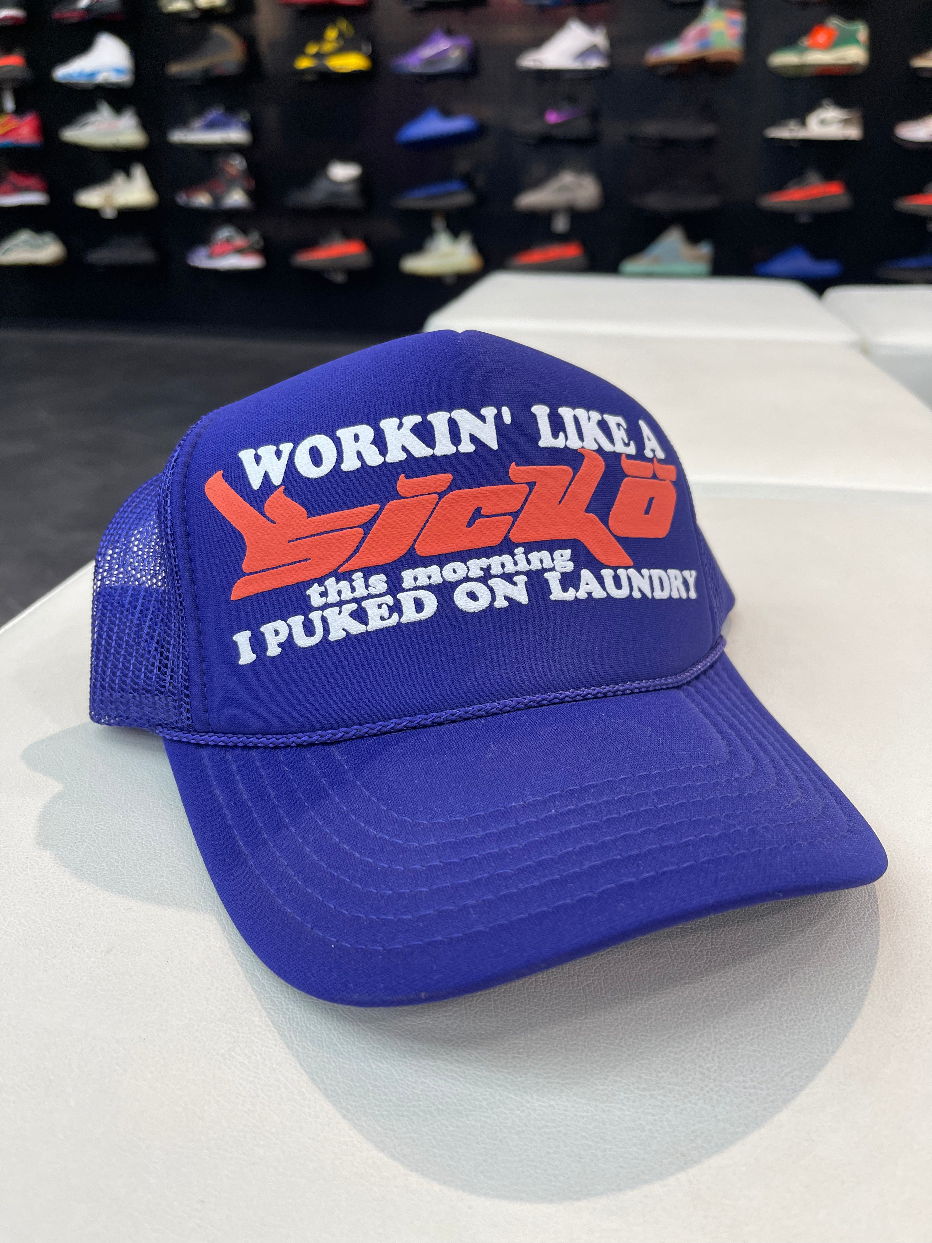 SICKO Trucker Hat “Purple/White”