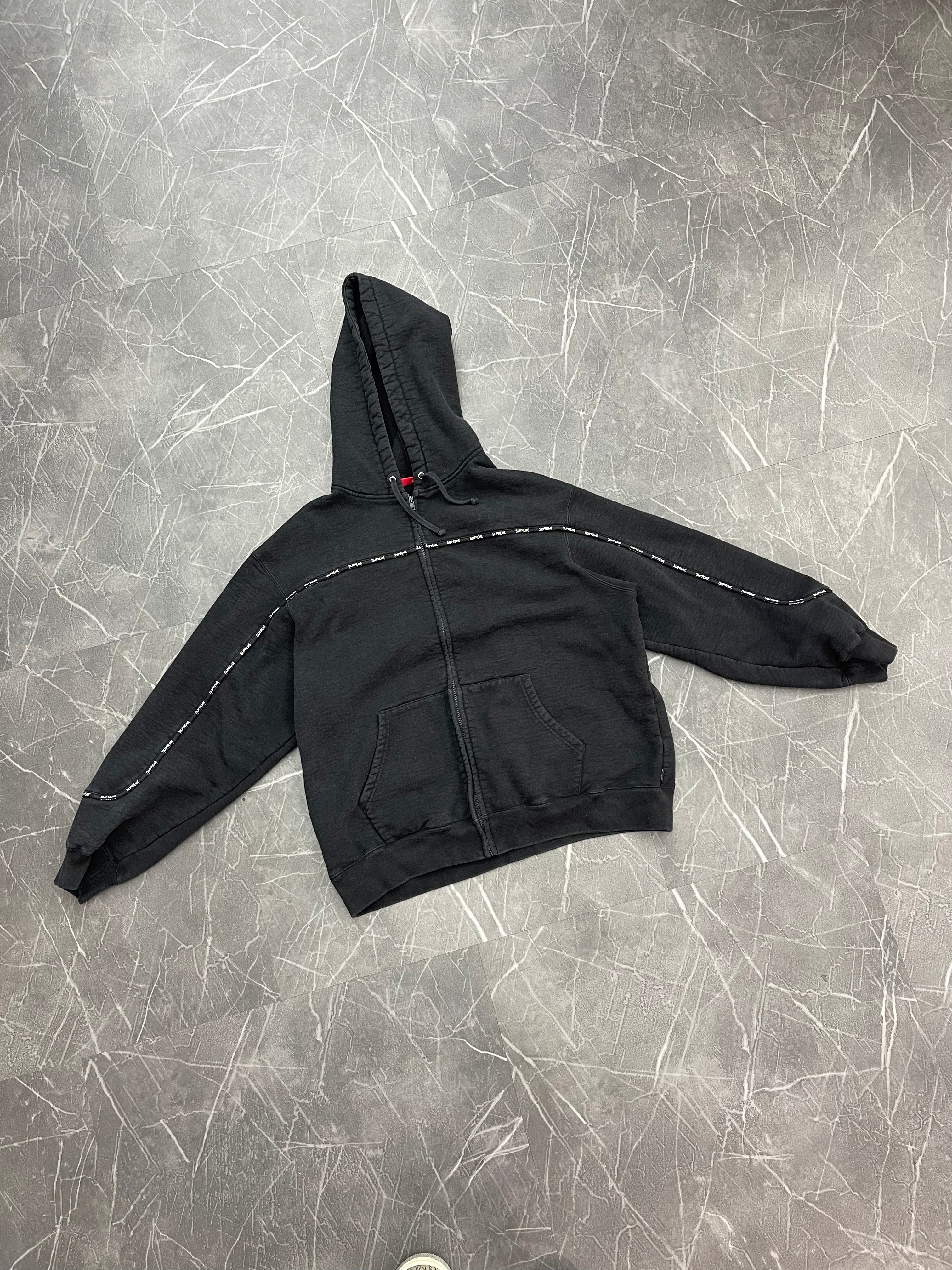 Supreme Piping Zip Up “Black”