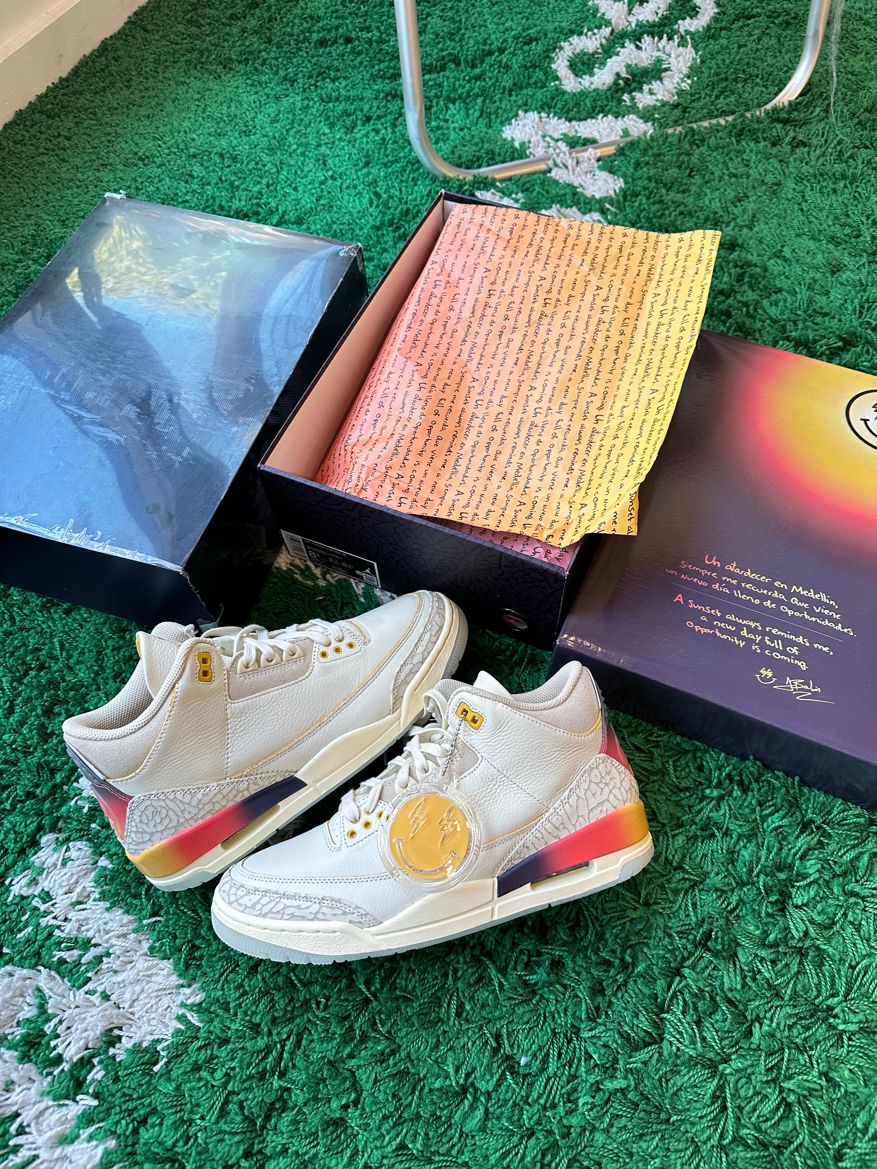 Jordan 3 x J Balvin “Medellin Sunset”