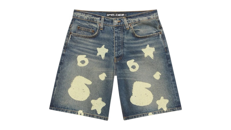 Sp5der Beluga Denim Short