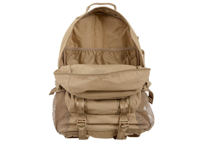 Supreme Logo Backpack (SS26) Tan