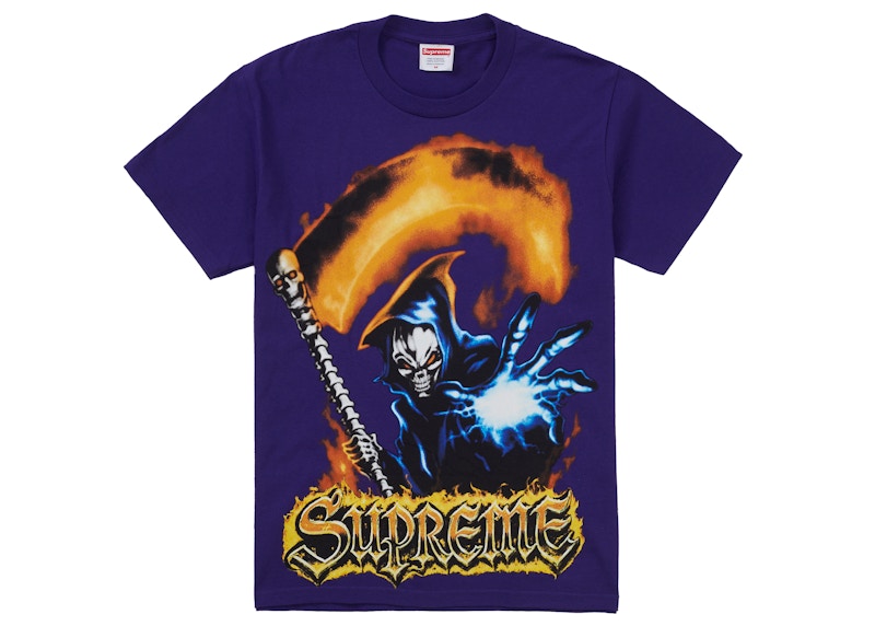 Supreme Grim Reaper Tee Purple