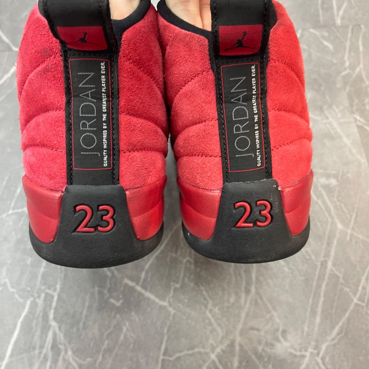 Jordan 12 Retro Reverse Flu Game (Size 12) (Moderately Worn)