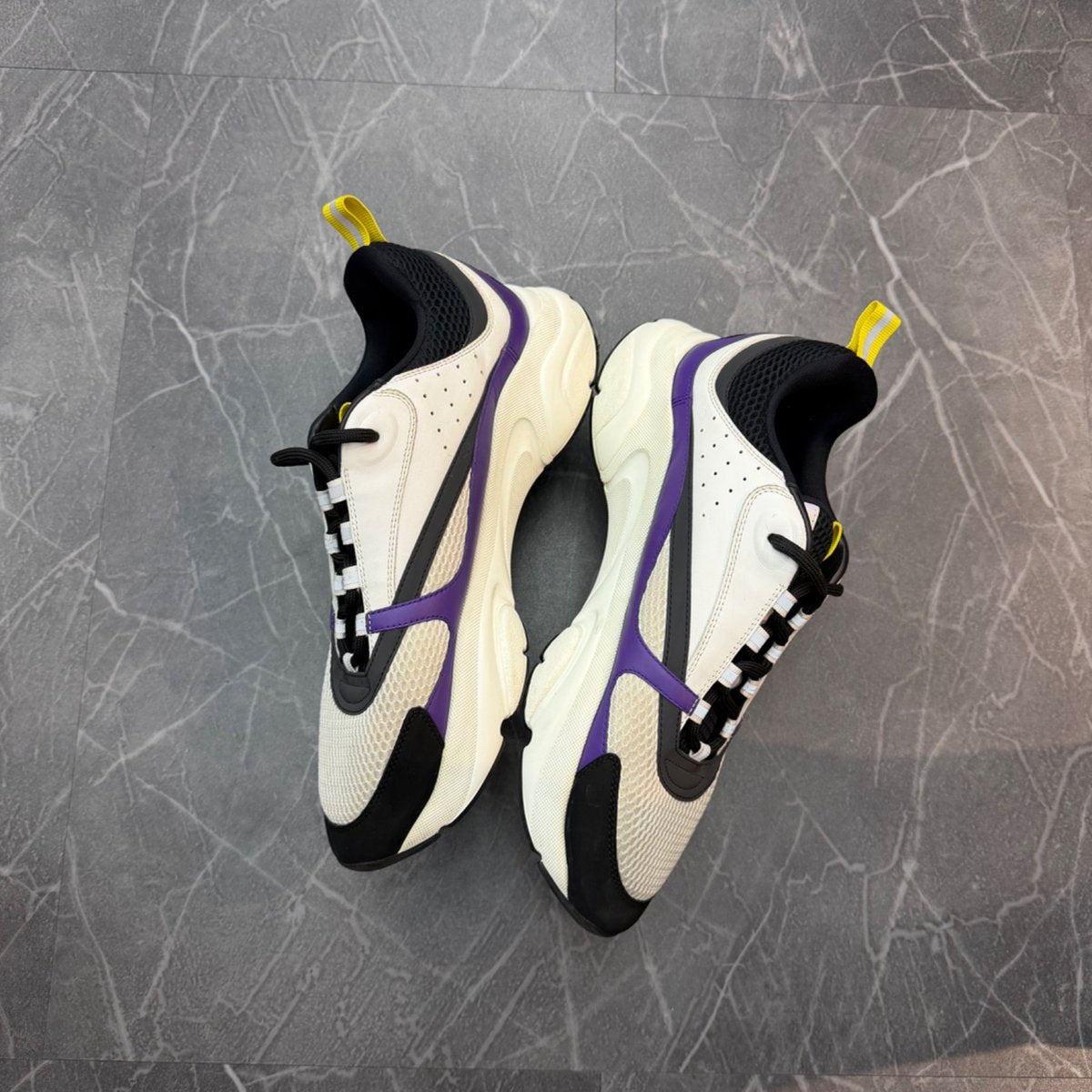 Dior B22 Violet White (Size 46) (Lightly Worn) - tag