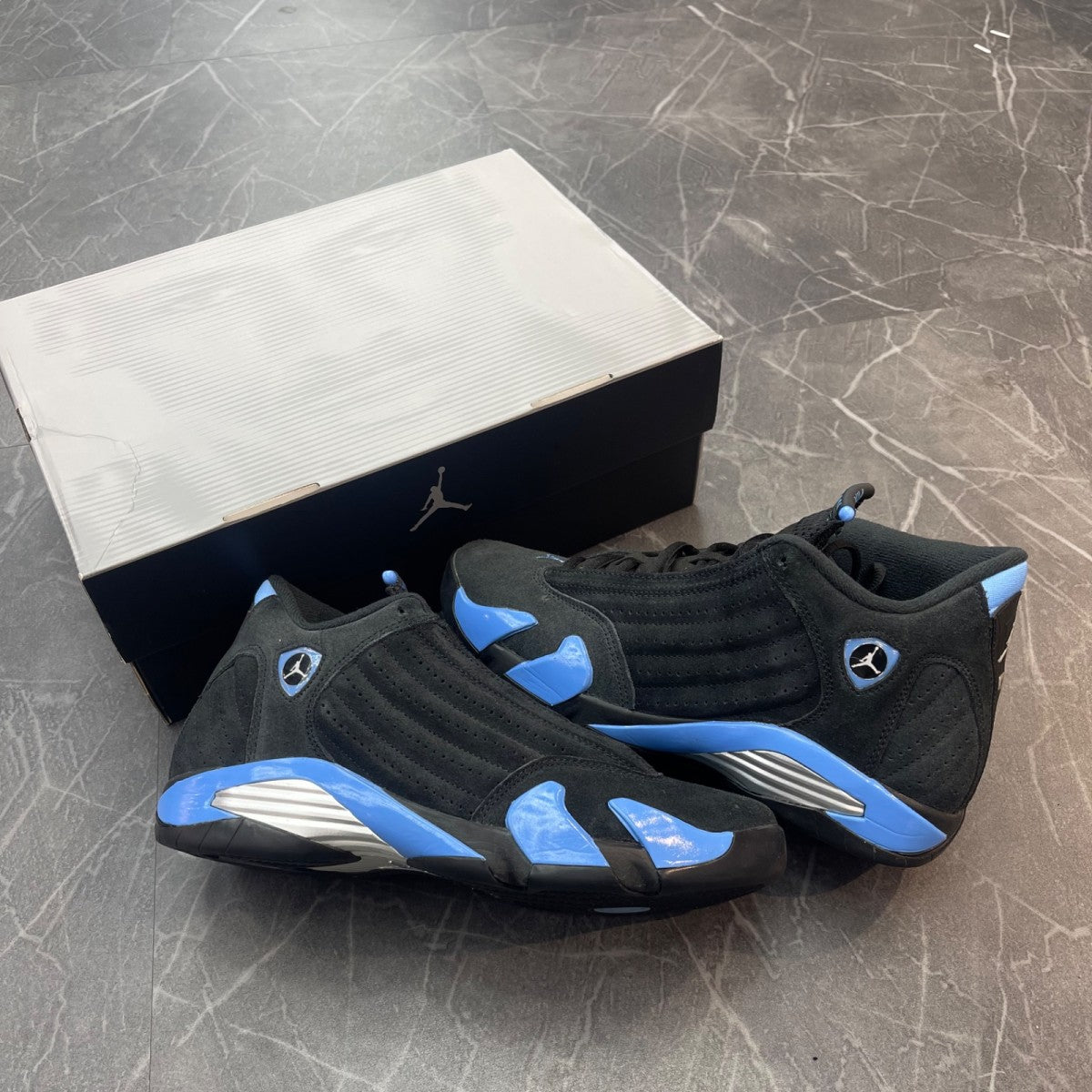 Jordan 14 Retro Black University Blue (2026) - Image 1
