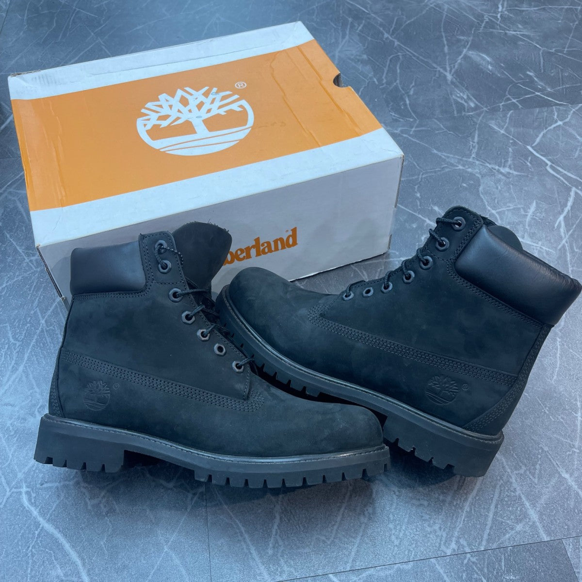 Timberland 6" Boot Black Nubuck Premium - Image 1