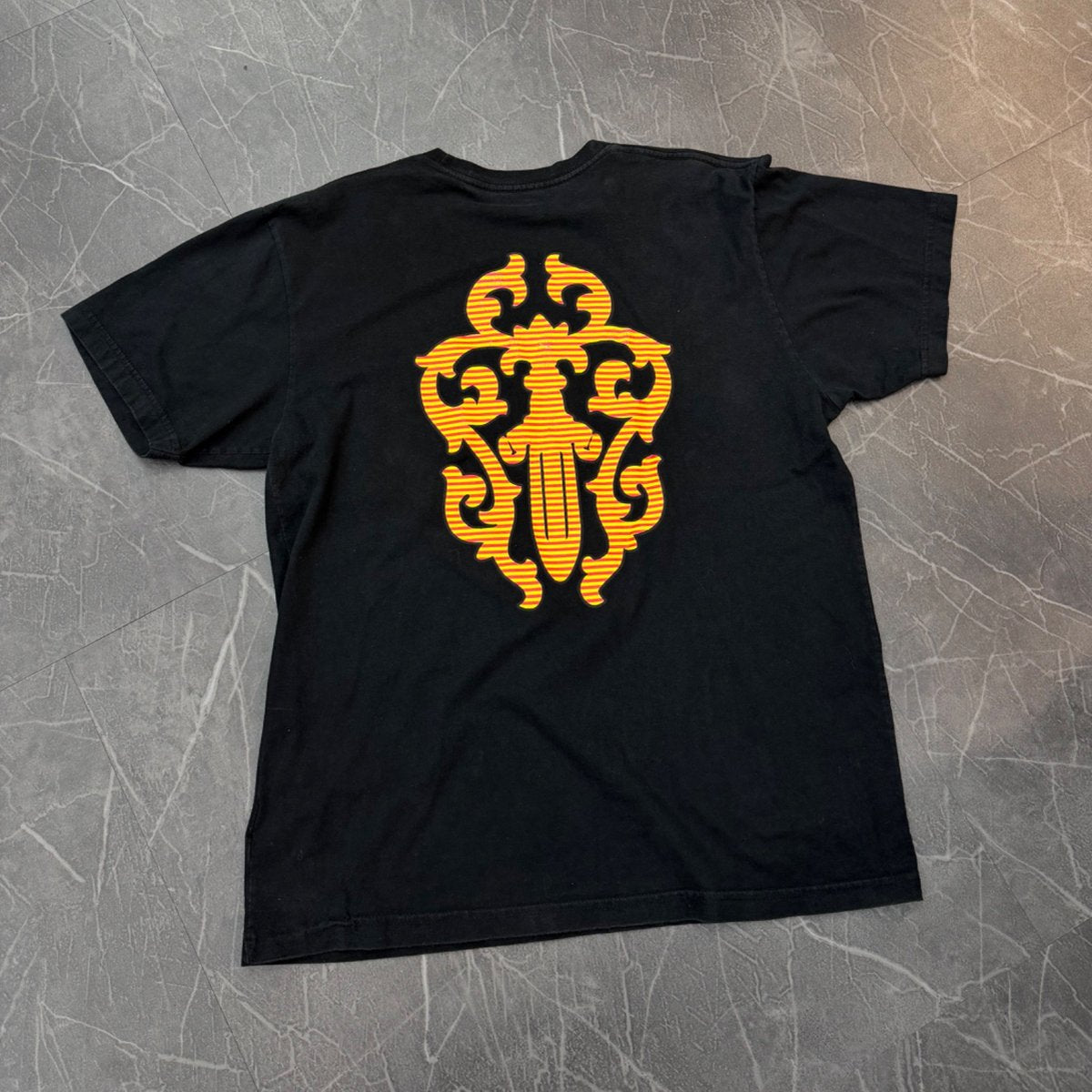 Chrome Hearts Hairy Dagger T-shirt Black - front