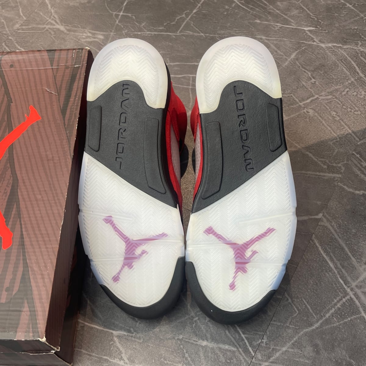Jordan 5 Retro Raging Bull Red (2021) (Size 12) (Lightly Worn)