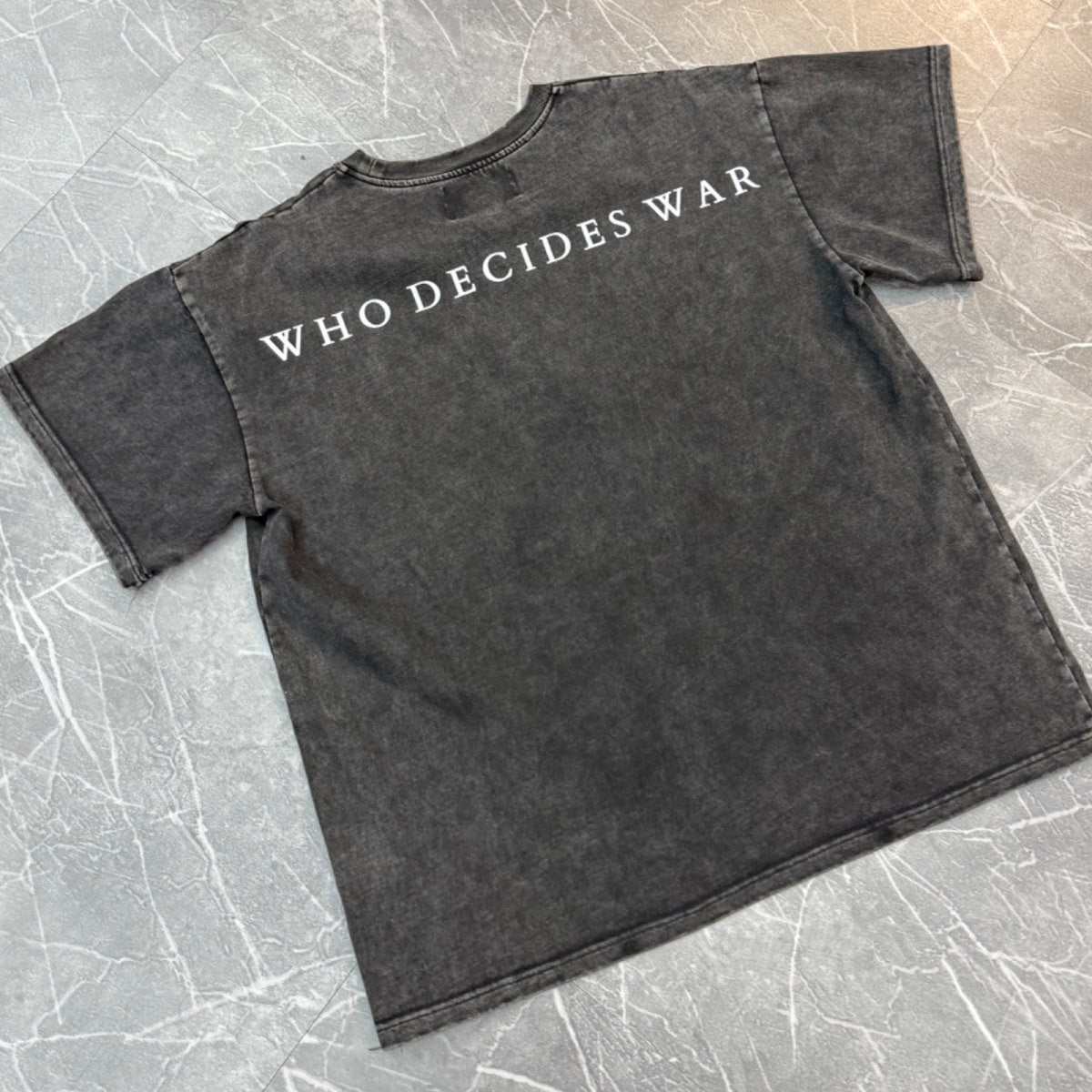 Who Decides War Flamingo Staff Tee 'Coal' (Size S) (Tried On)