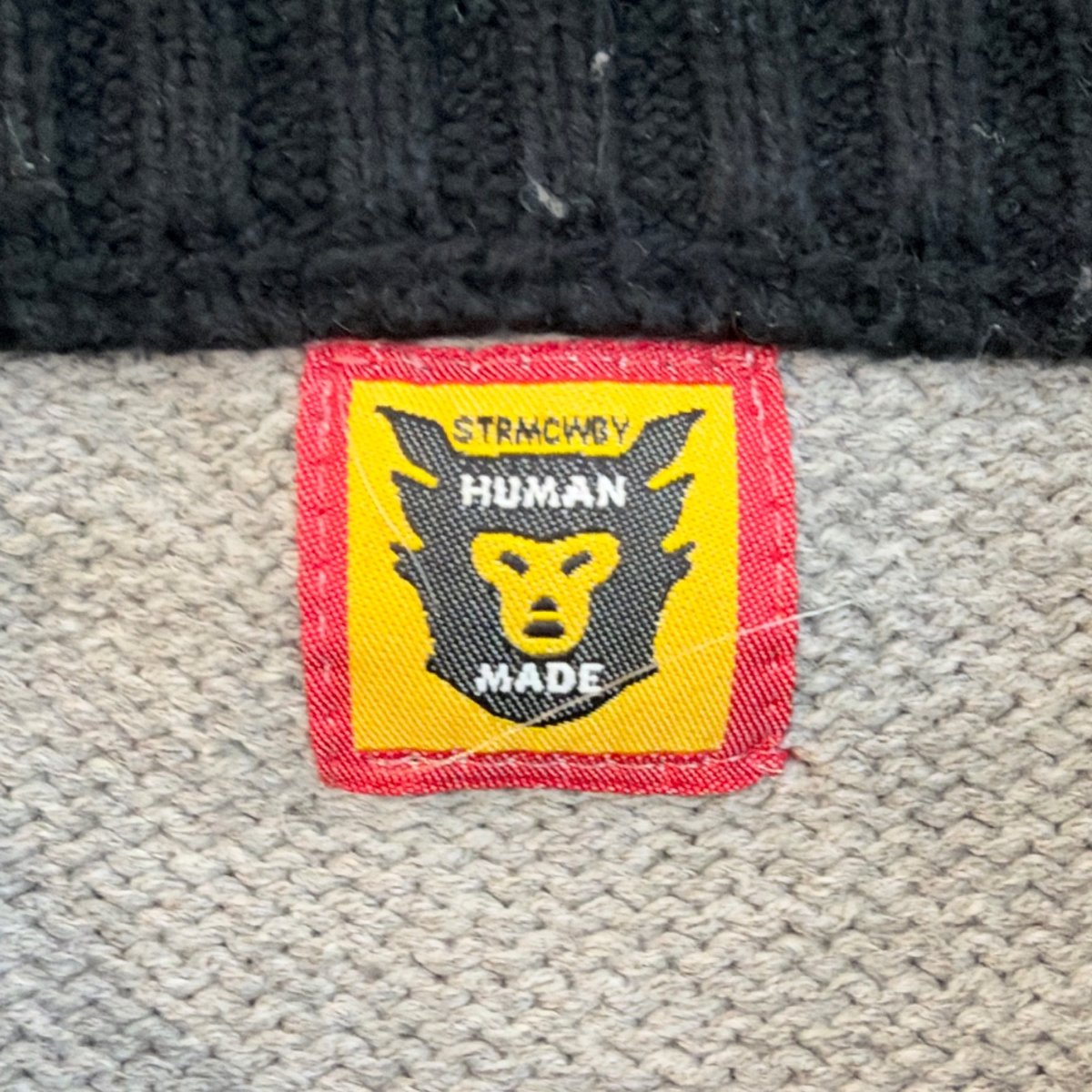 Human Made Knit Sweater Grey - Image 3