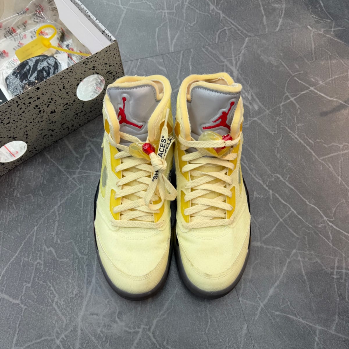 Jordan 5 Retro Off-White Sail - Image 2