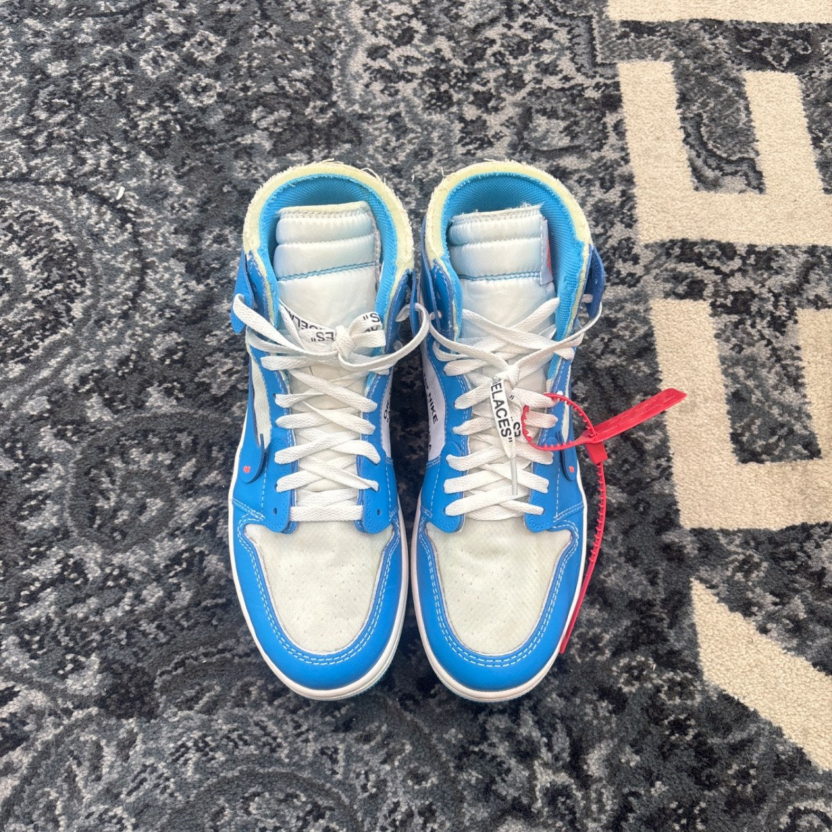 Jordan 1 Retro High Off-White University Blue (Size 10.5) (VNDS)