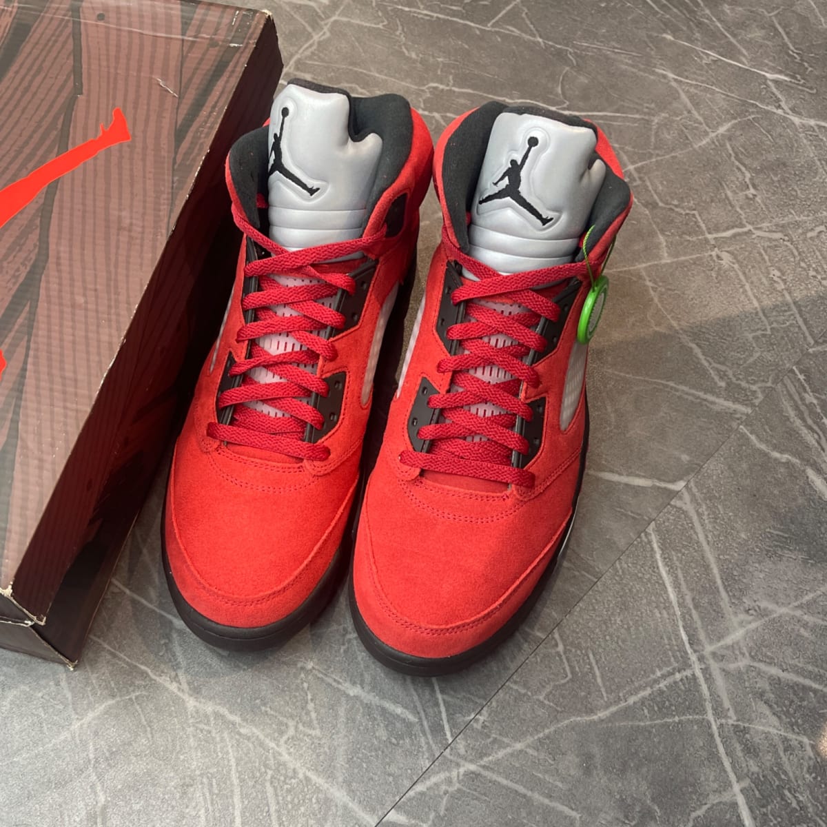 Jordan 5 Retro Raging Bull Red (2021) (Size 12) (Lightly Worn)