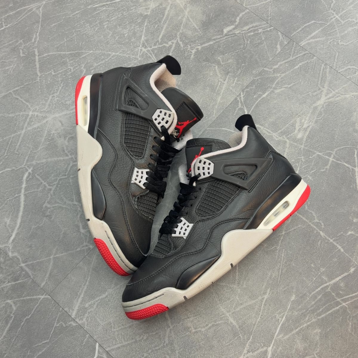Jordan 4 Retro Bred Reimagined (Size 12) (Lightly Worn)