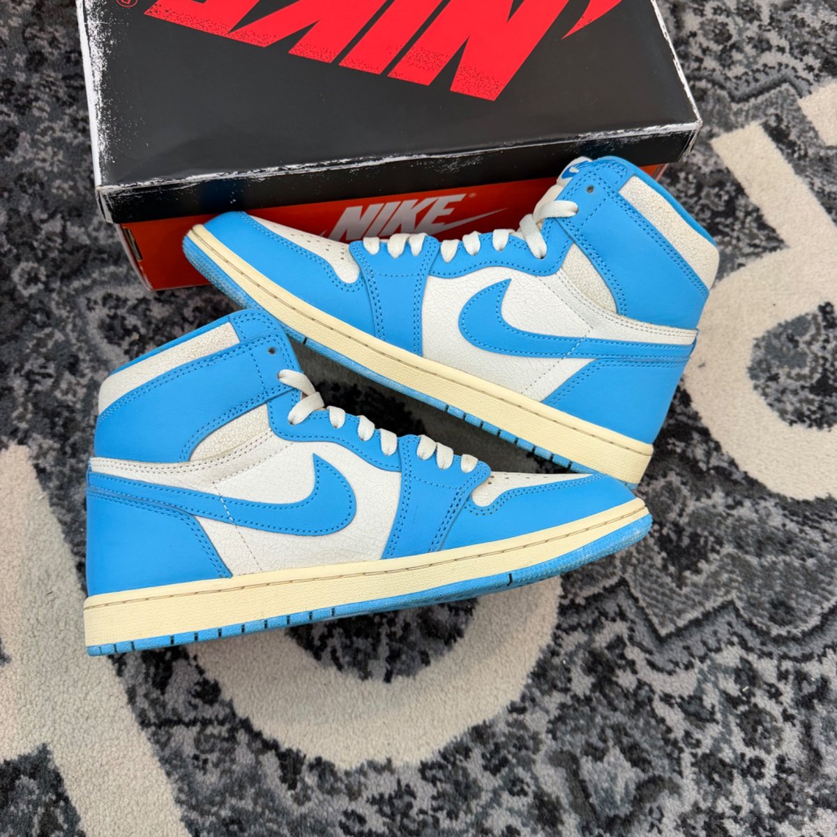 Jordan 1 Retro High OG UNC Reimagined (Size 8) (Lightly Worn)