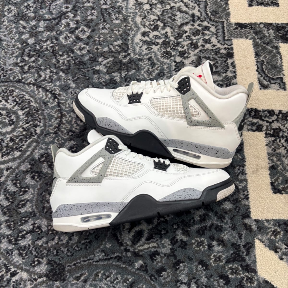 Jordan 4 Retro White Cement (2025) (Size 11.5) (Lightly Worn)