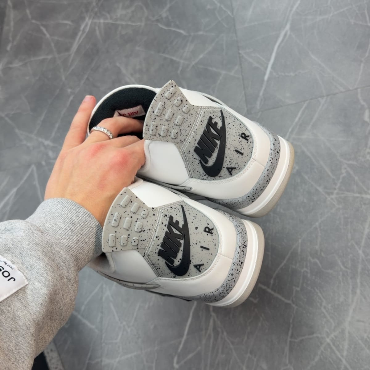Jordan 4 Retro White Cement (2025) (Size 13) (Tried On)