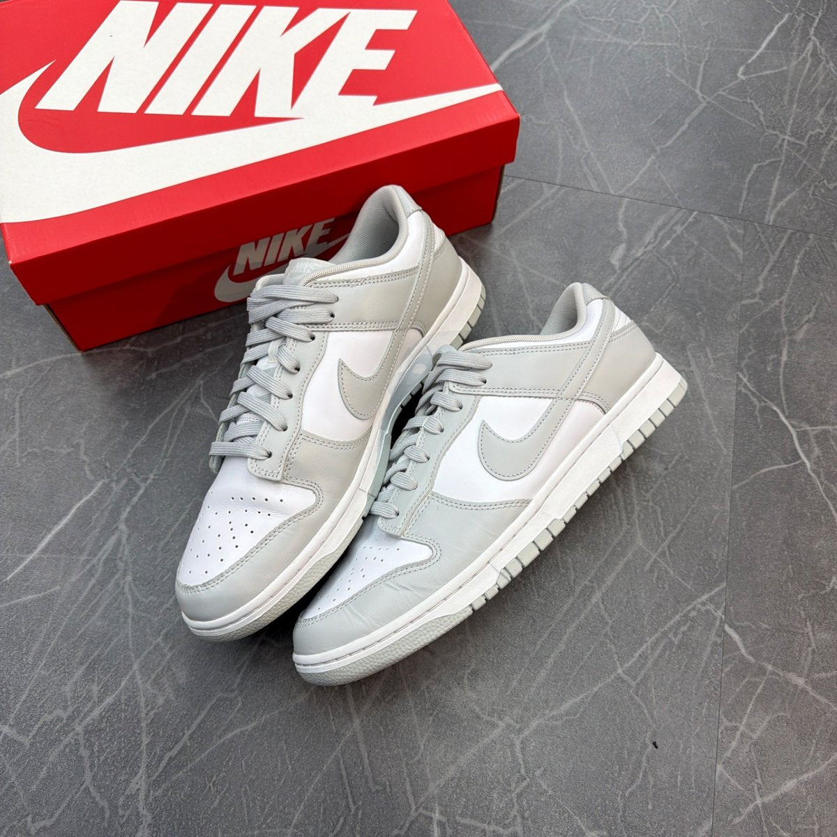 Nike Dunk Low Grey Fog (Size 11.5) (Lightly Worn)