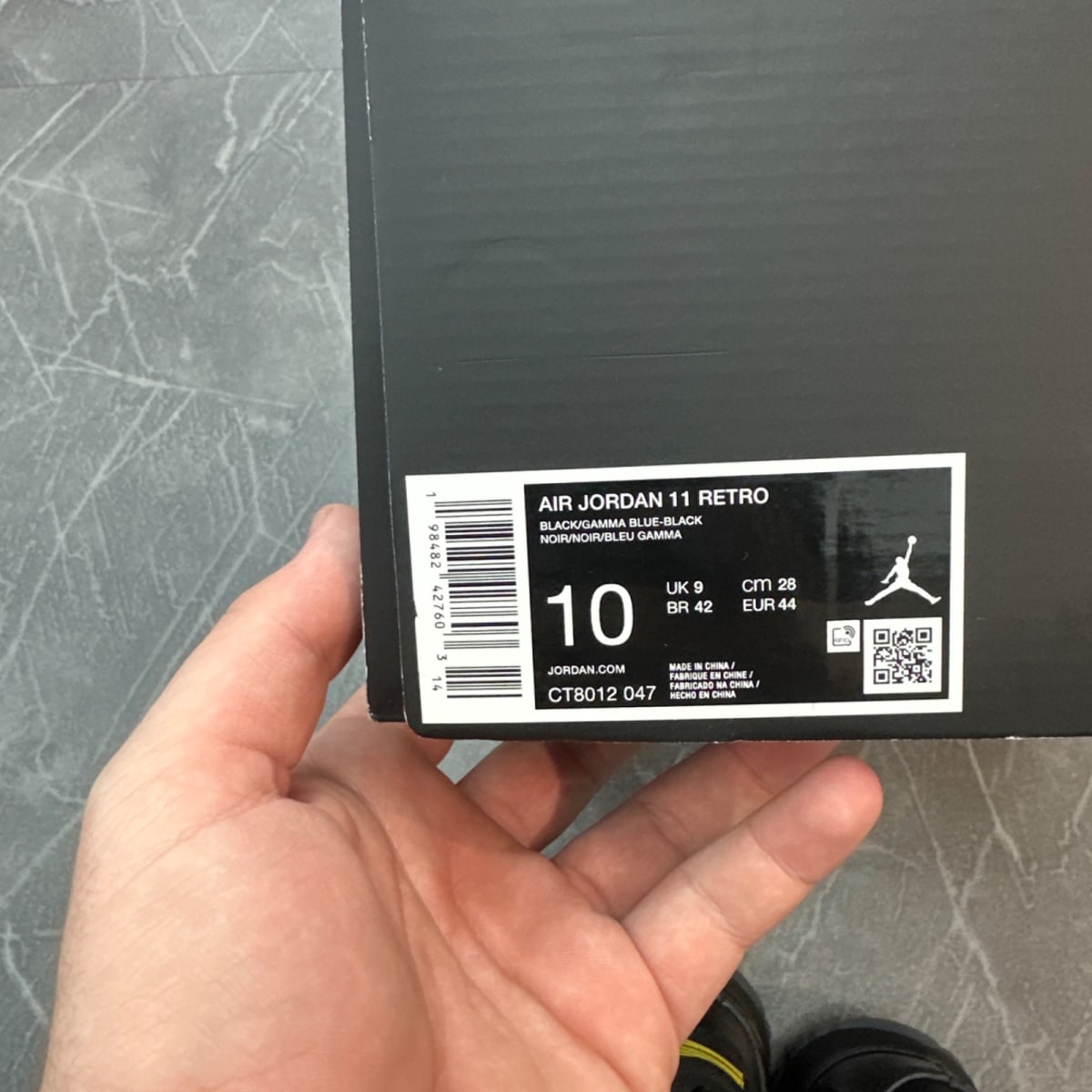 Jordan 11 Retro Gamma Blue (2025) (Size 10) (Moderately Worn)