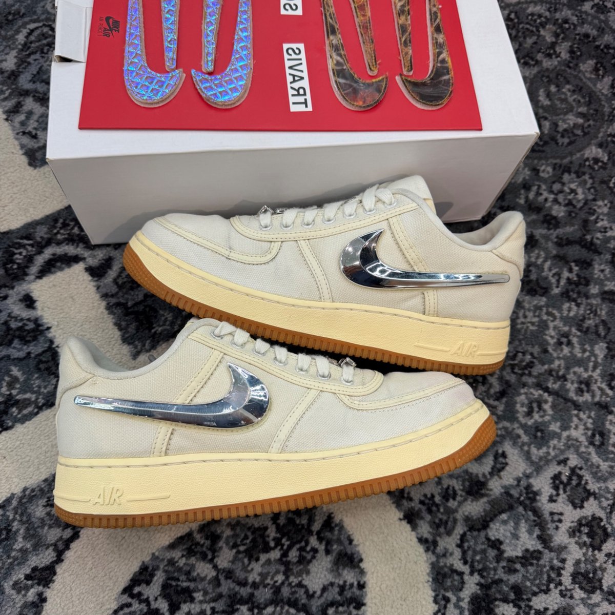 Nike Air Force 1 Low Travis Scott Sail - front