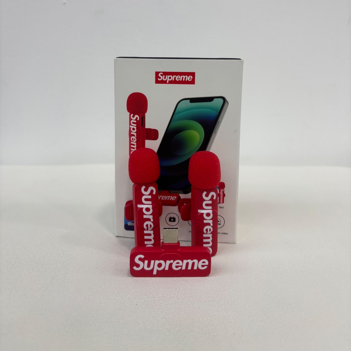 Supreme Mini Mics (Set of 2) Red - Image 2