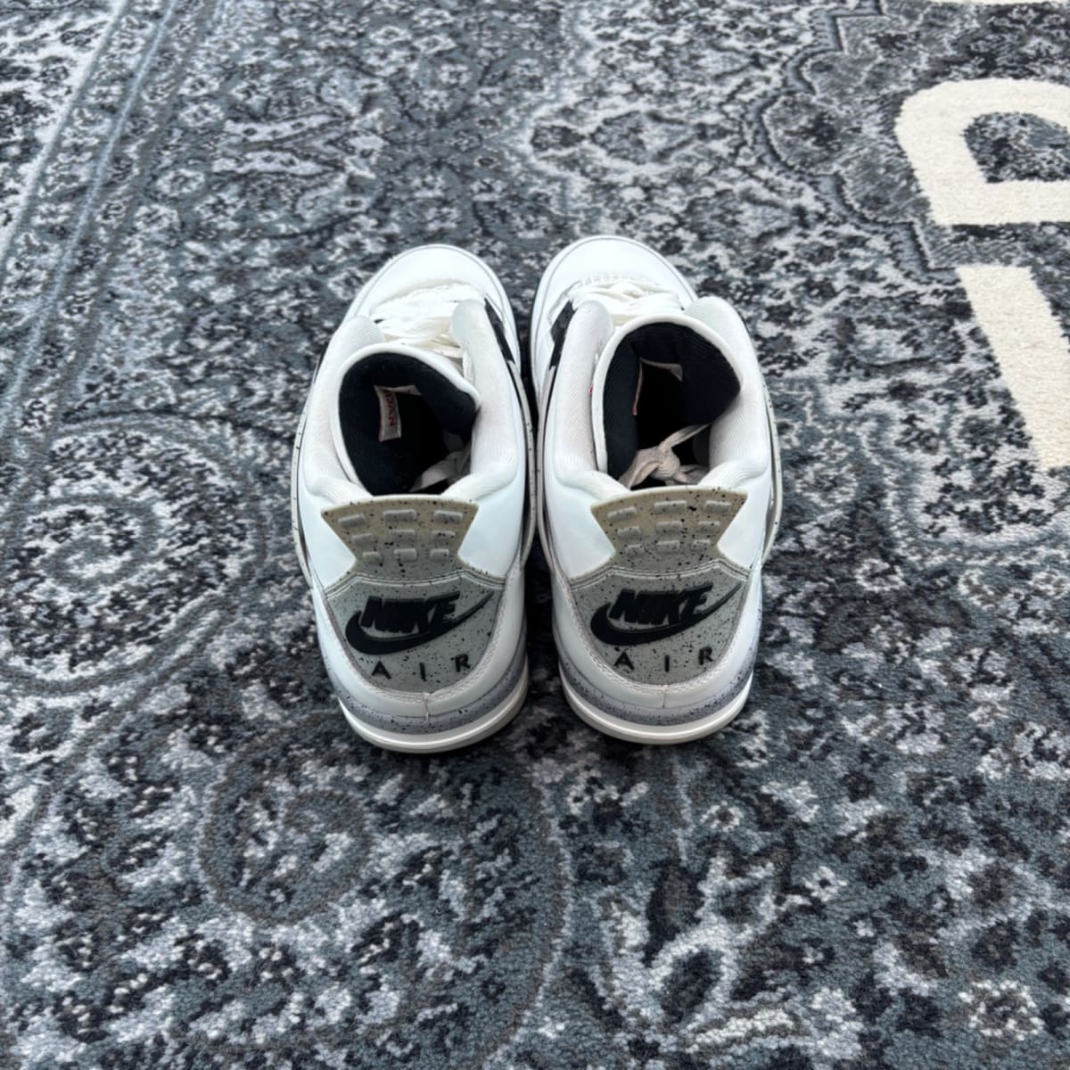 Jordan 4 Retro White Cement (2025) (Size 11.5) (Lightly Worn)