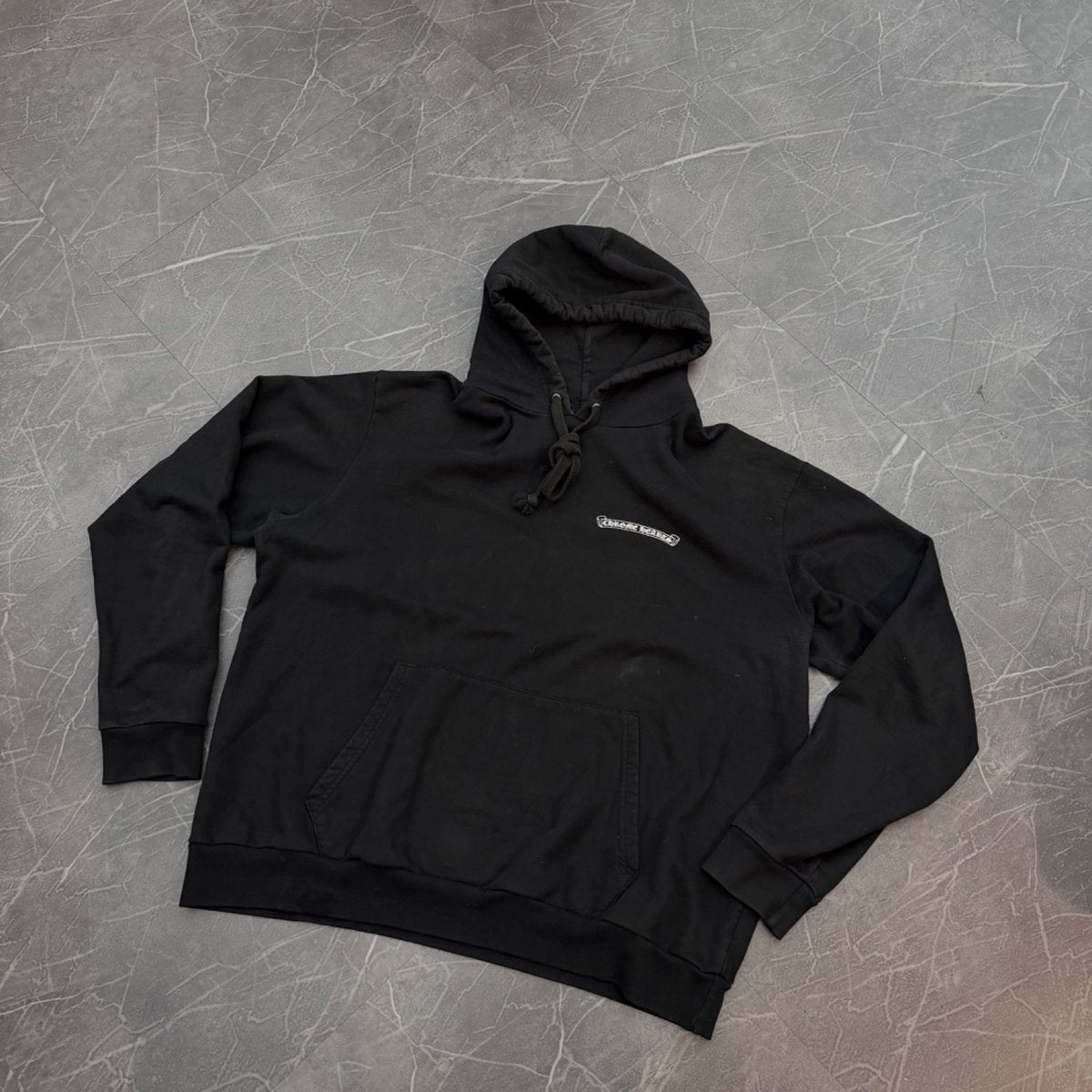 Chrome Hearts Las Vegas Exclusive Black Pullover Hoodie Black - front