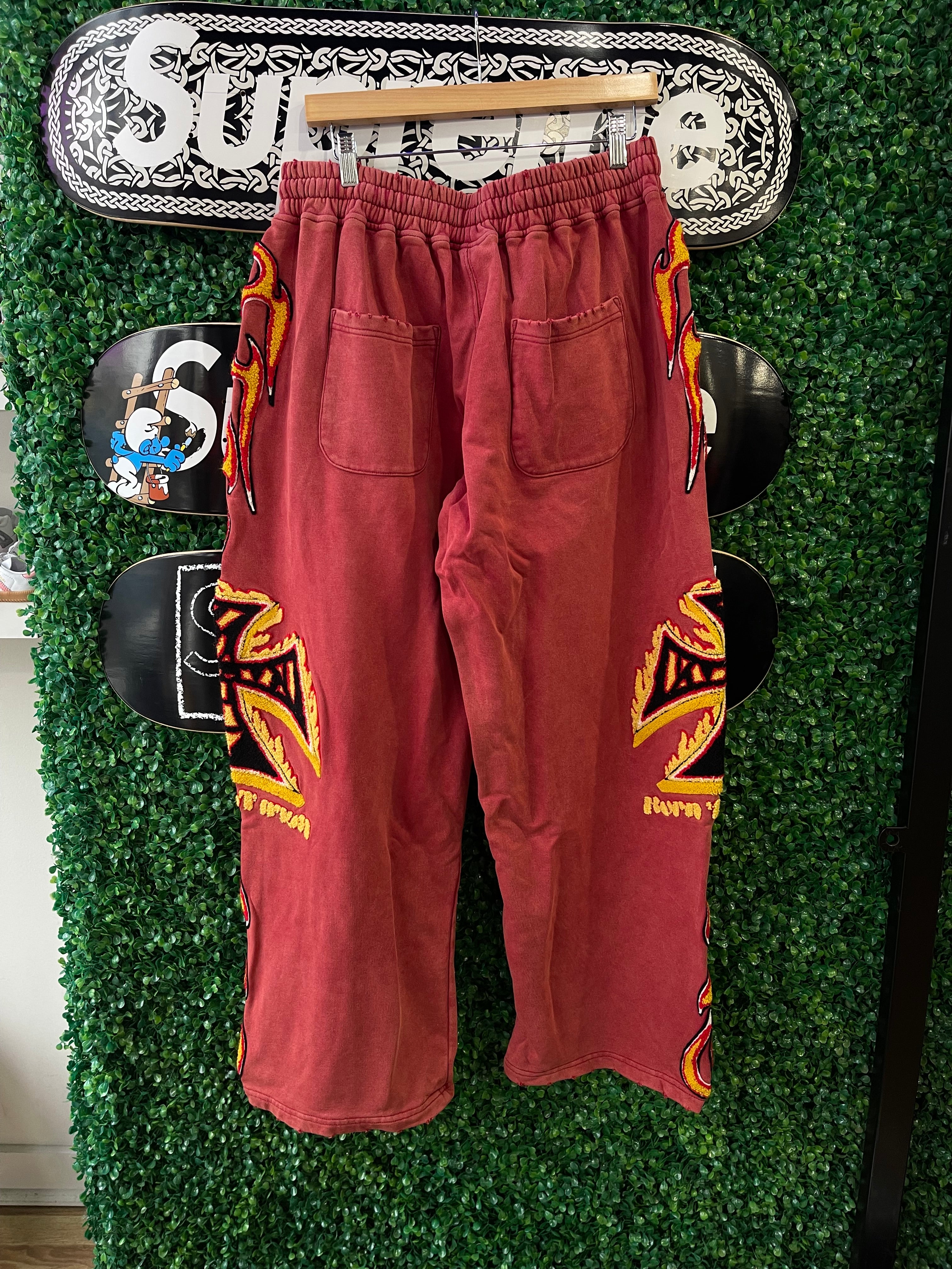 Vale Forever LA Flare Sweats “Red”