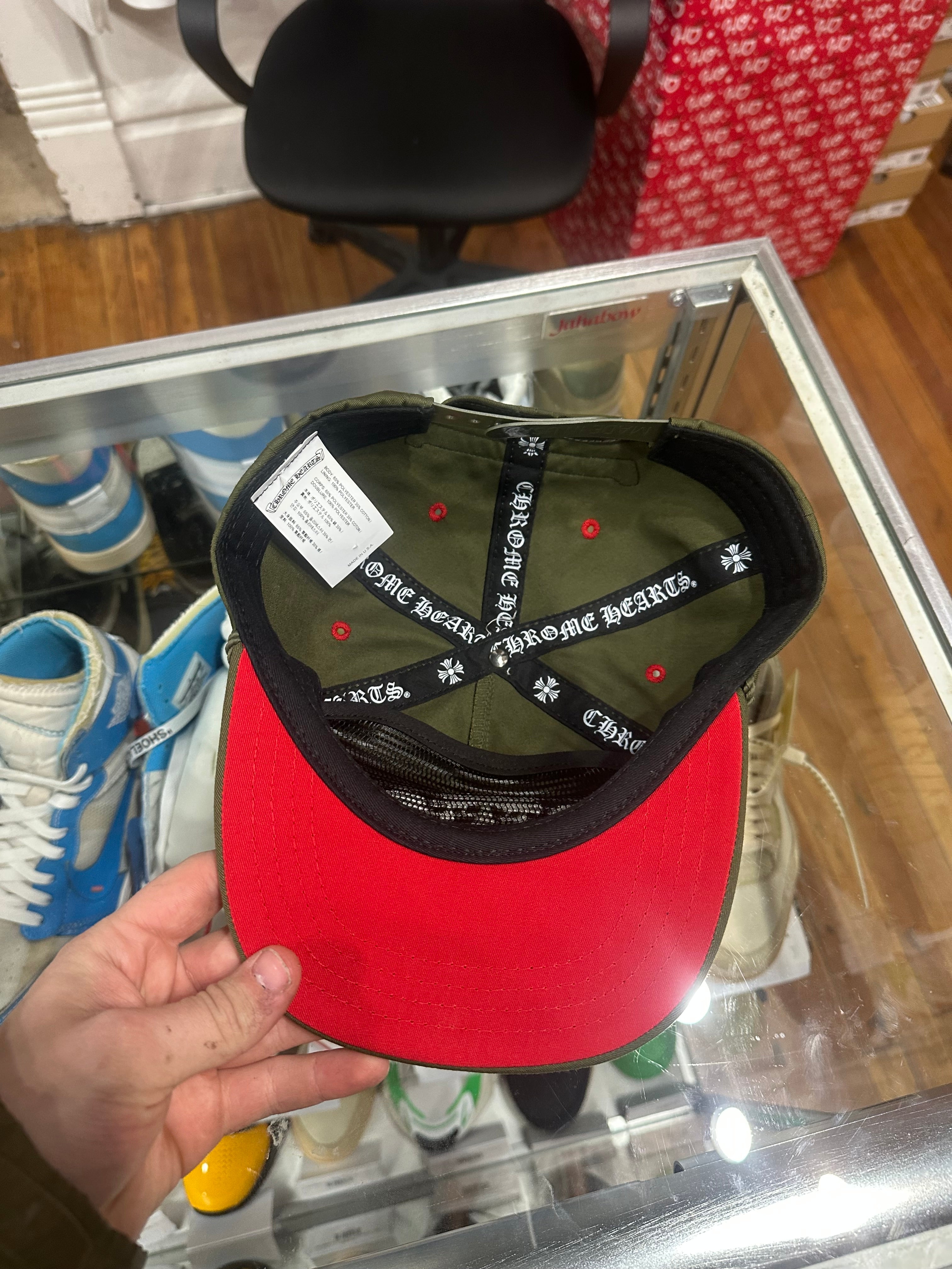 Chrome Hearts Gas Station Hat Army Green