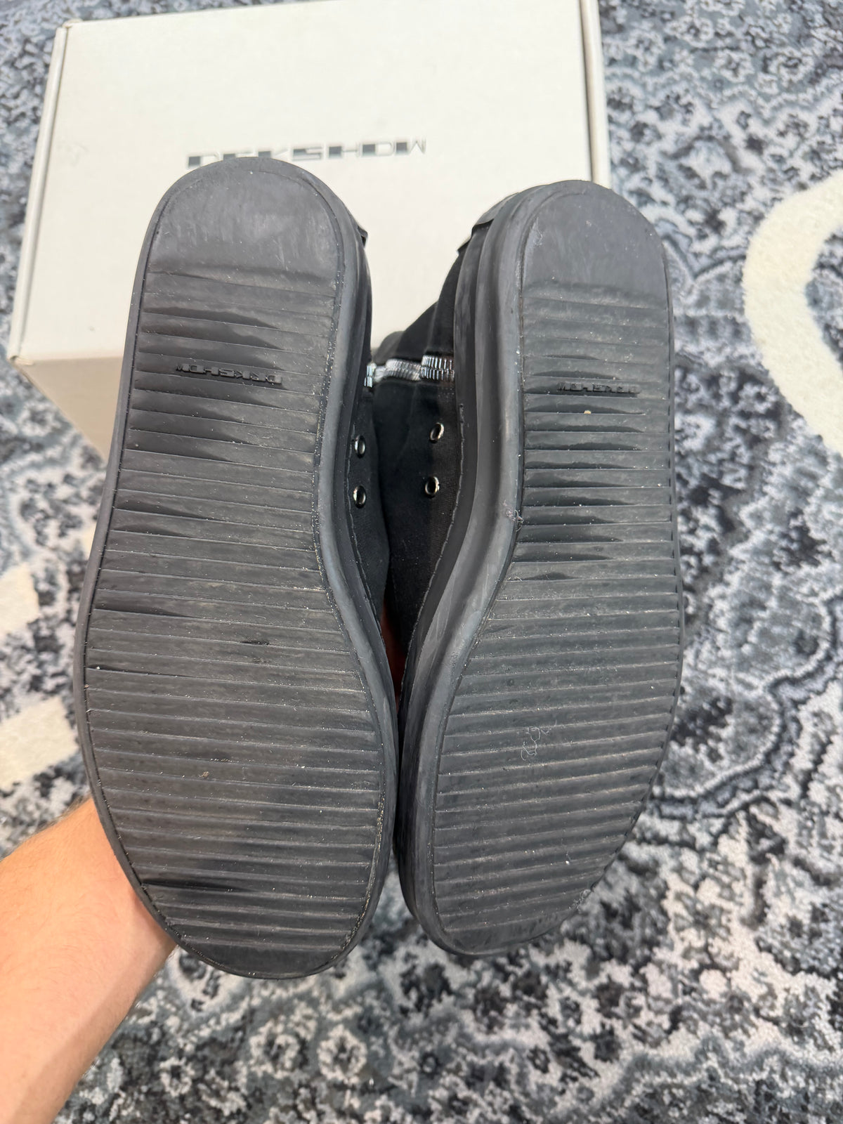 Rick Owens Rick Owen’s Dark Shadow High “All Black” (Size 9)