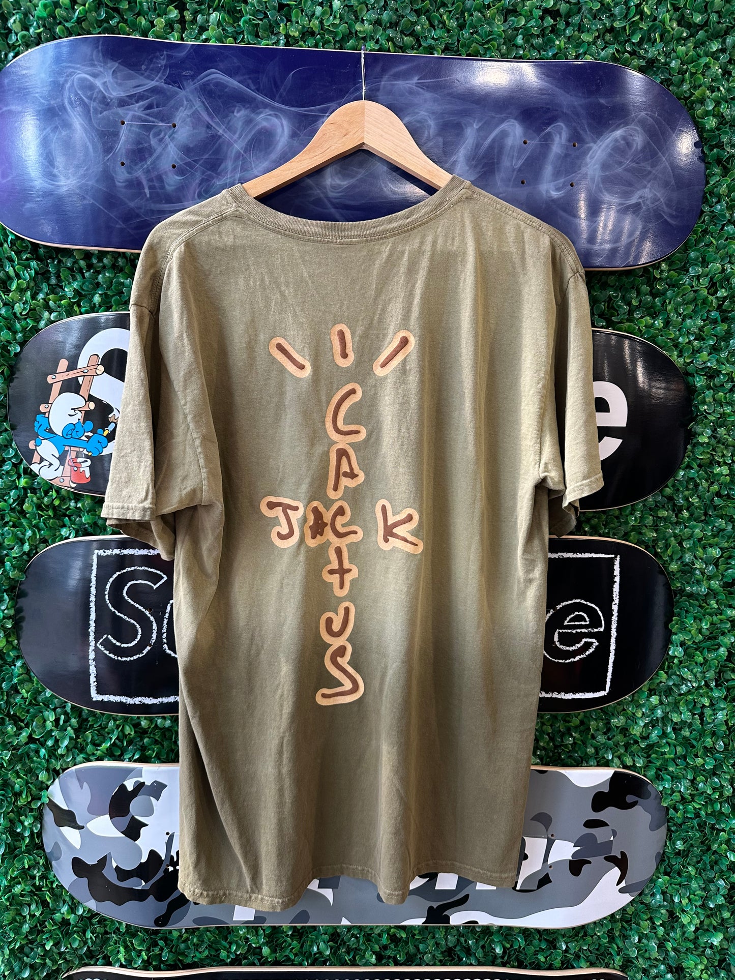 Travis Scott Tee “Highest in room” Olive