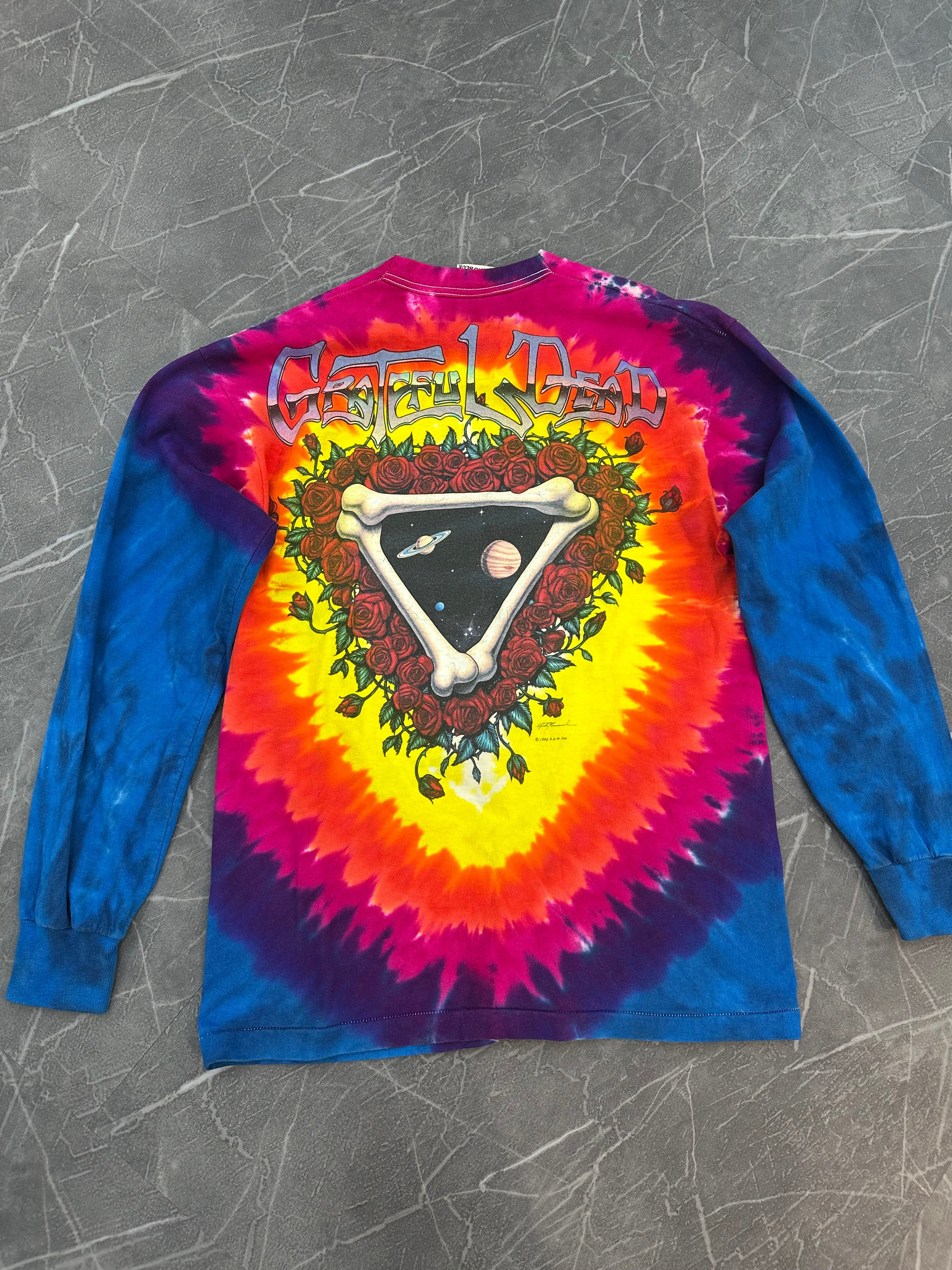 1992 Grateful Dead Tie Dye Space Long Sleeve (L)