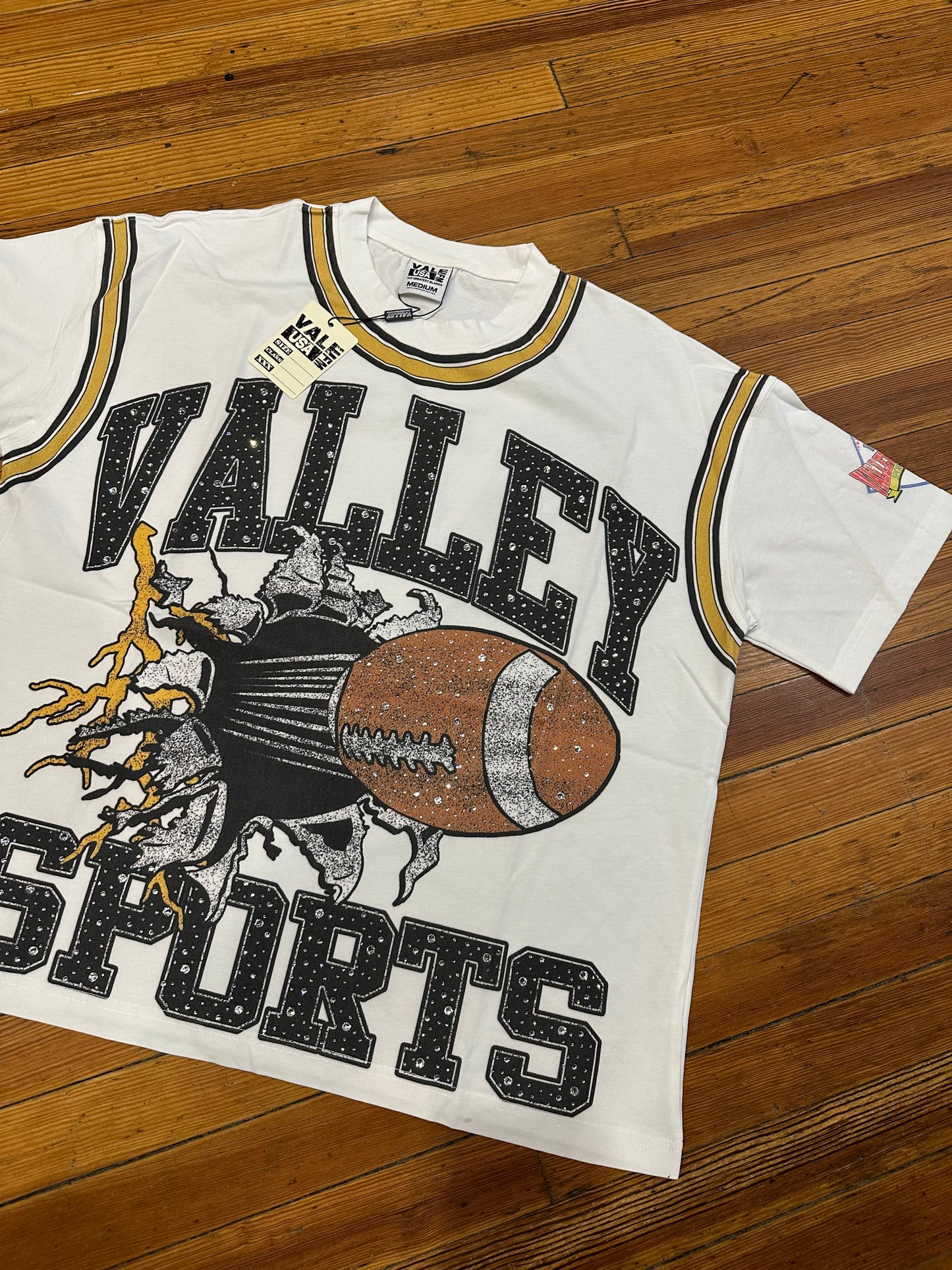 Vale Football Bling Tee “White”