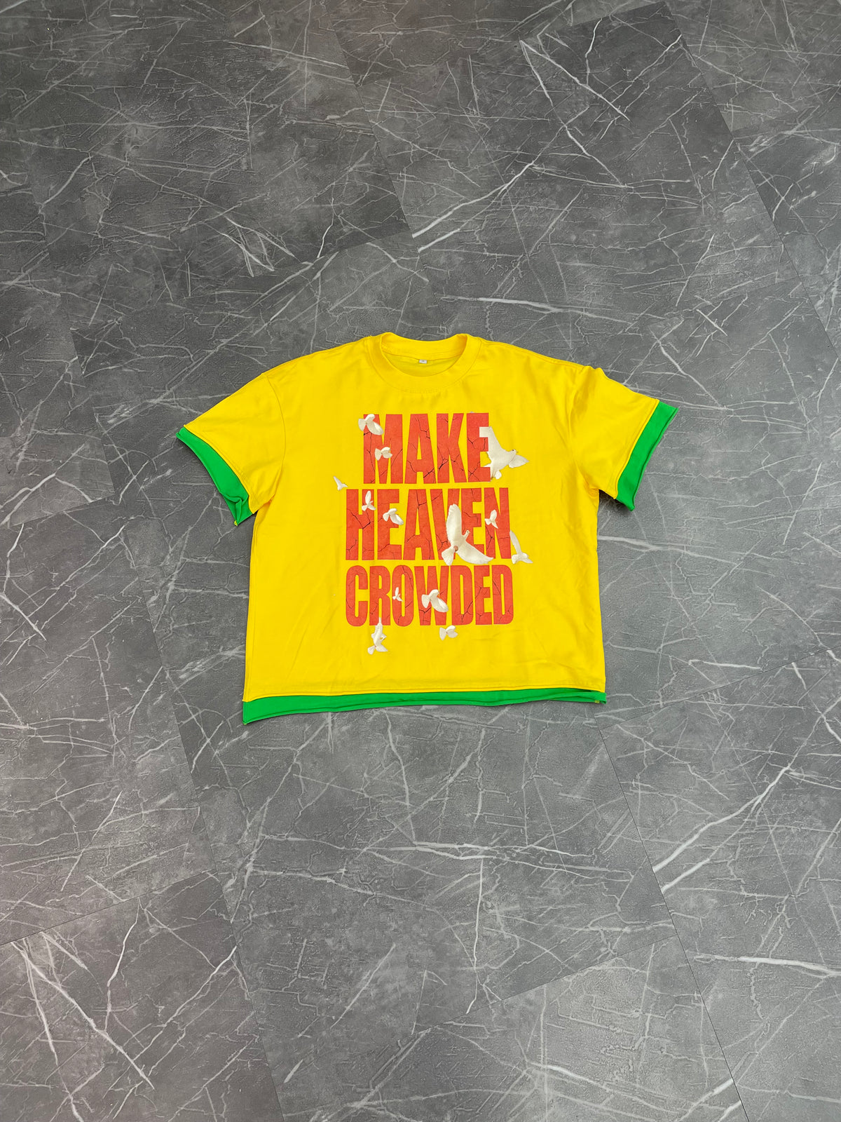 “Make Heaven Crowded” Layered Tee