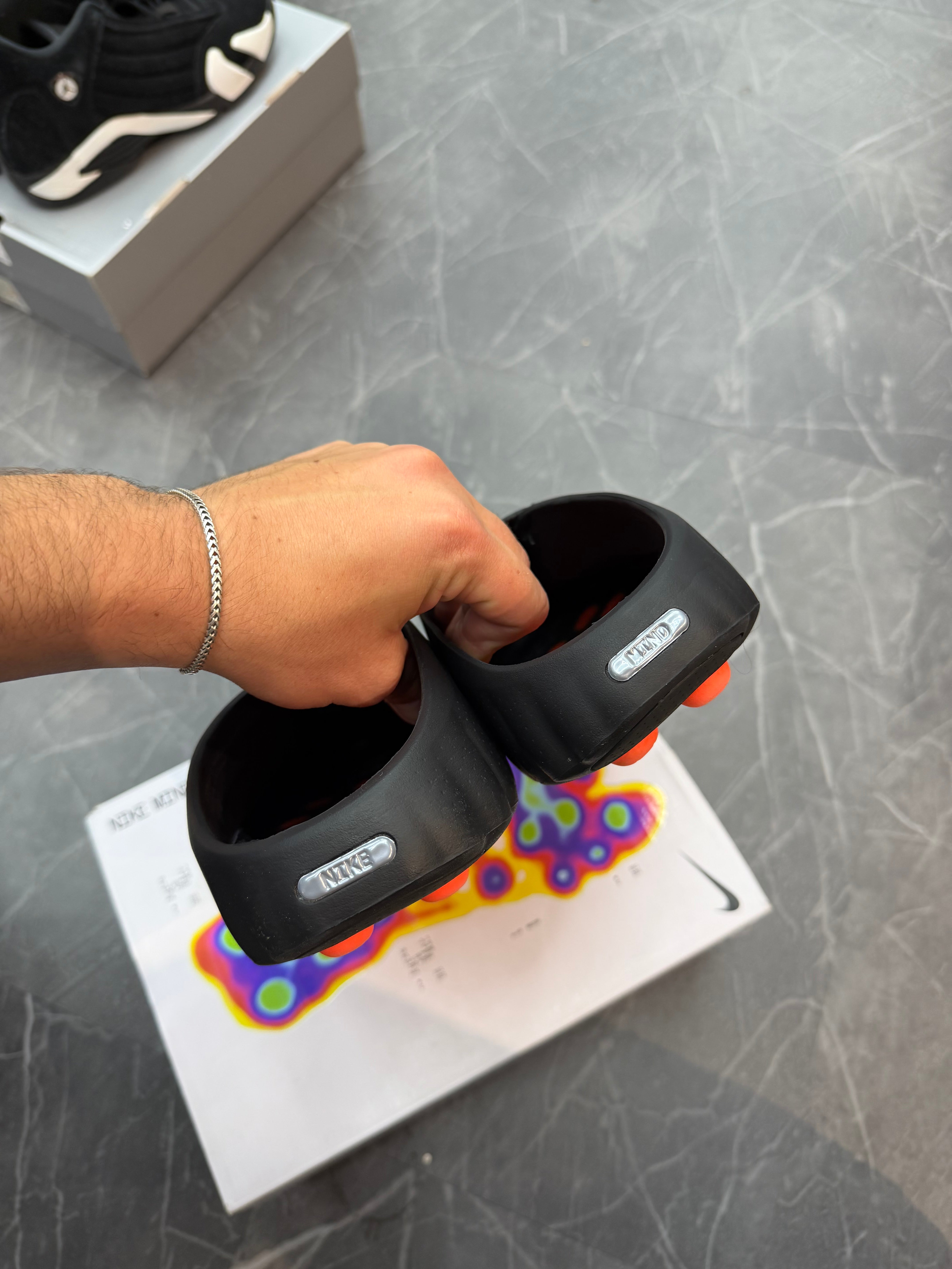 Nike Mind Slide Black Chrome