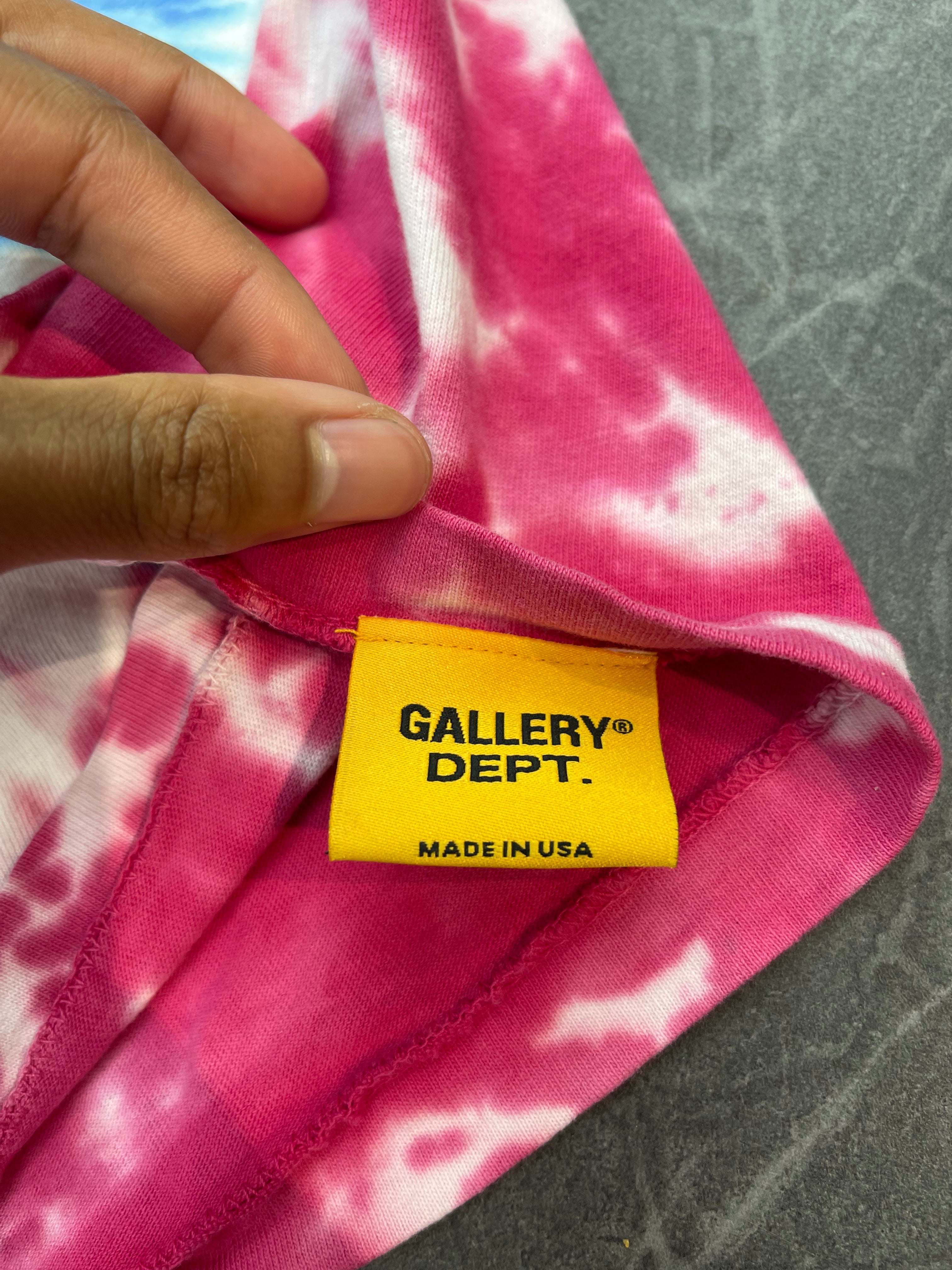 Gallery Dept Red White Blue Tie Dye Tee
