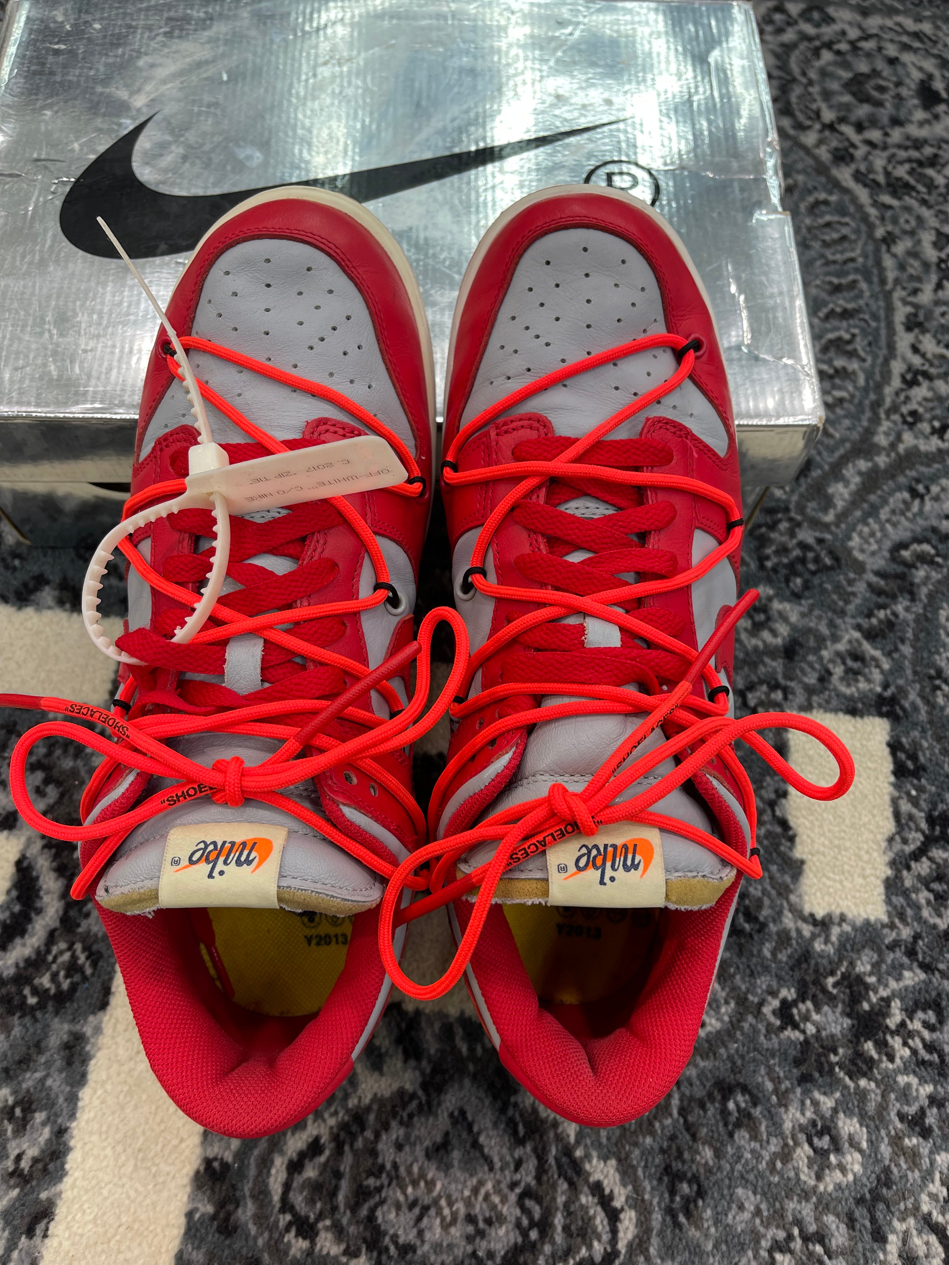 Nike Dunk Off-White “University Red”