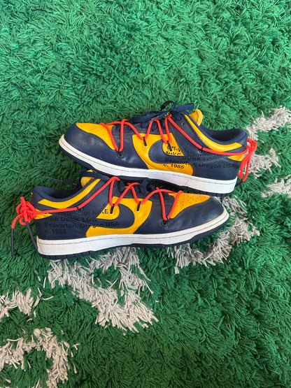 Nike Off White Dunk Low “Michigan”