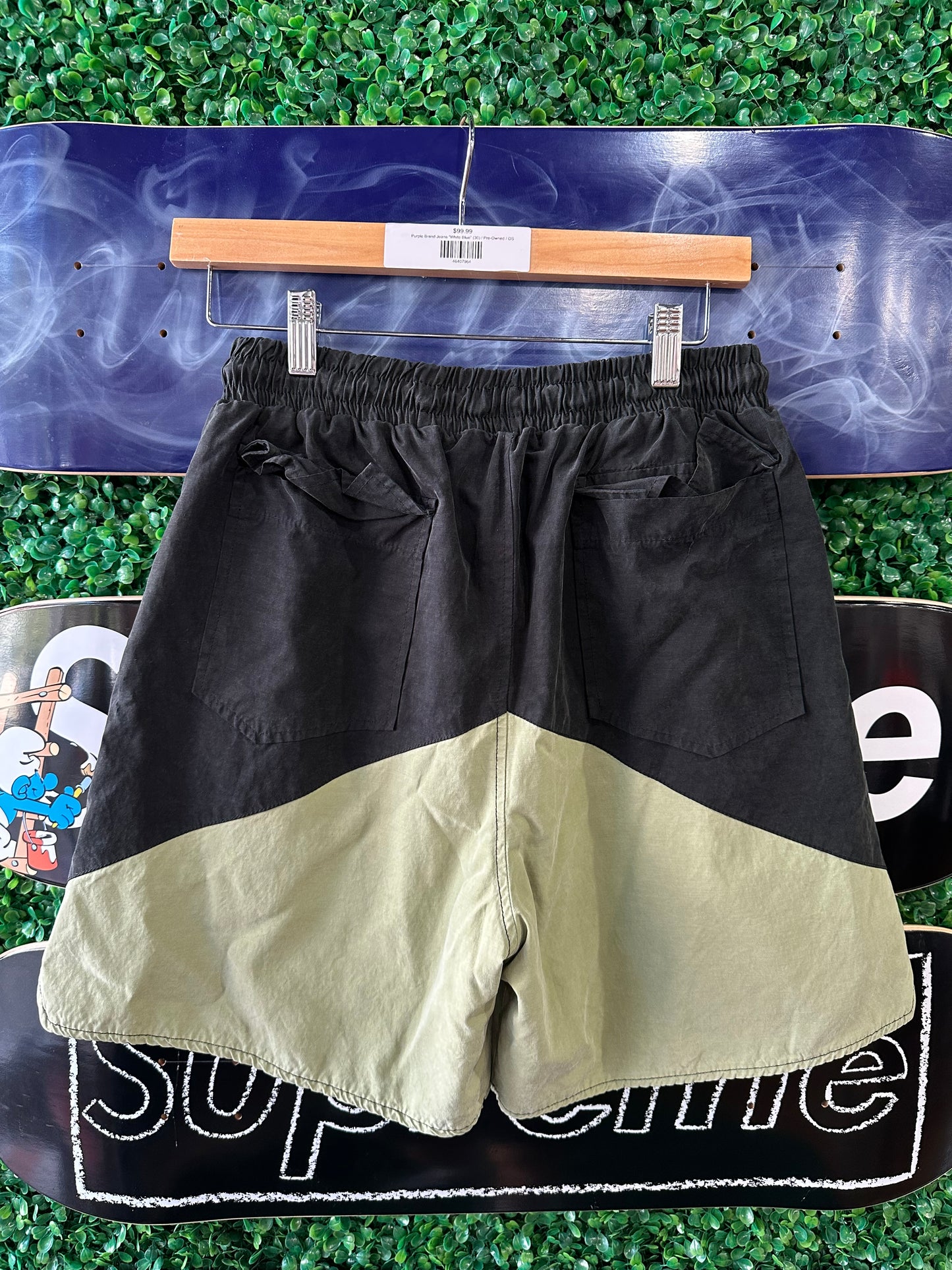 Rhude Yacht Logo Shorts “Black/Khaki”