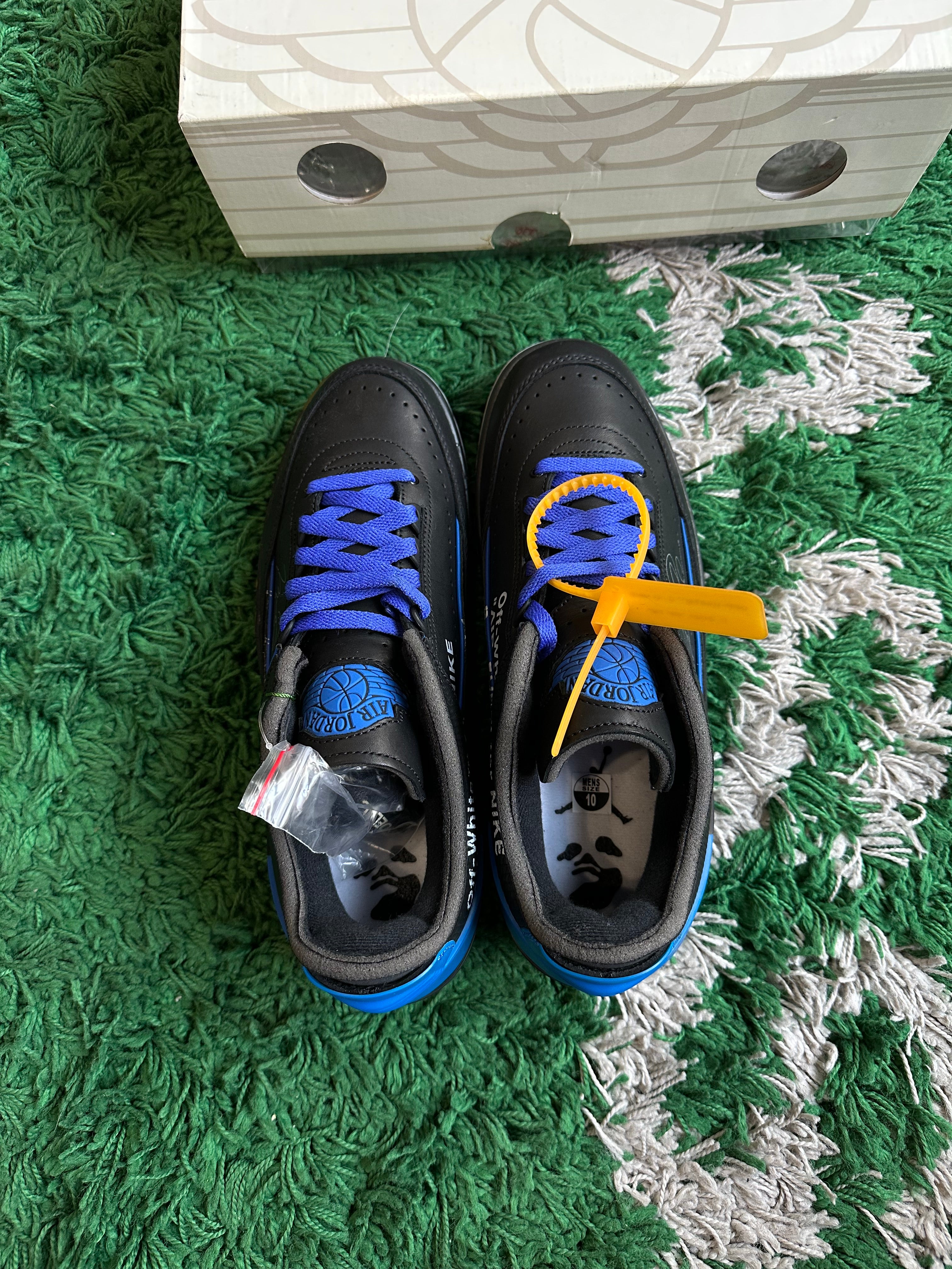 Off-White Jordan 2 “Black Blue”