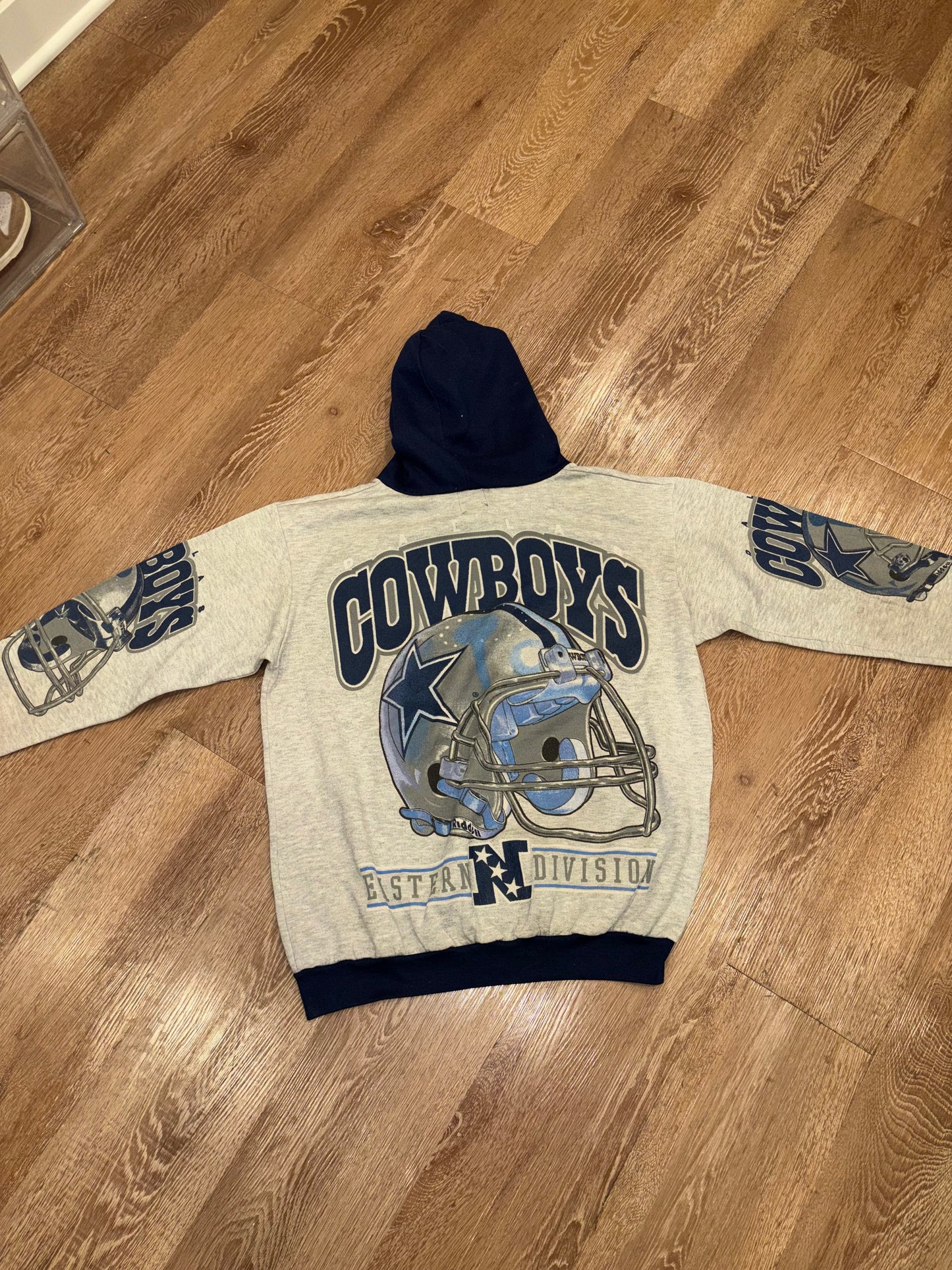 90s Dallas Cowboys AOP Hoodie (M)