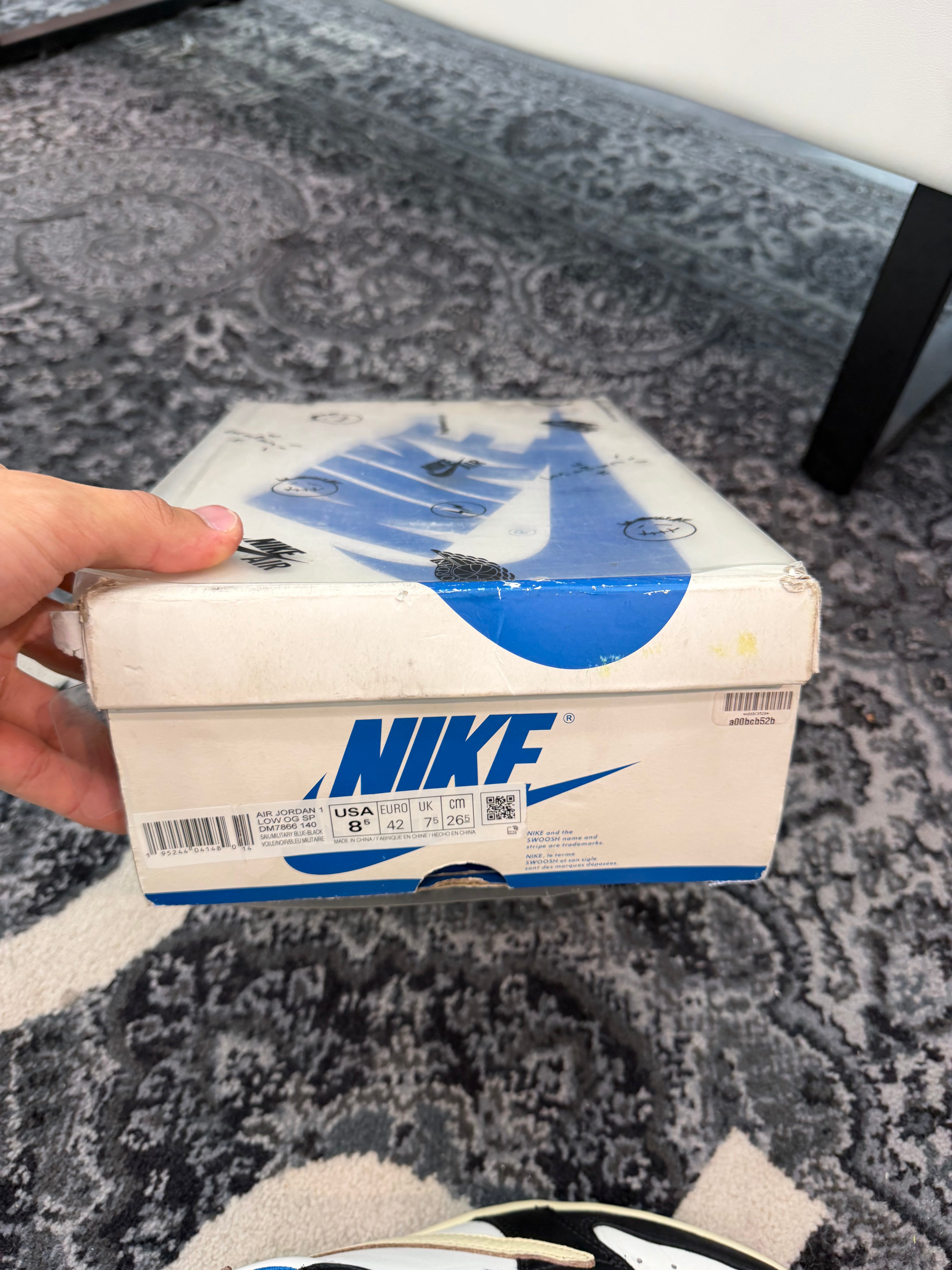 Jordan 1 Low x Travis Scott “Fragment”