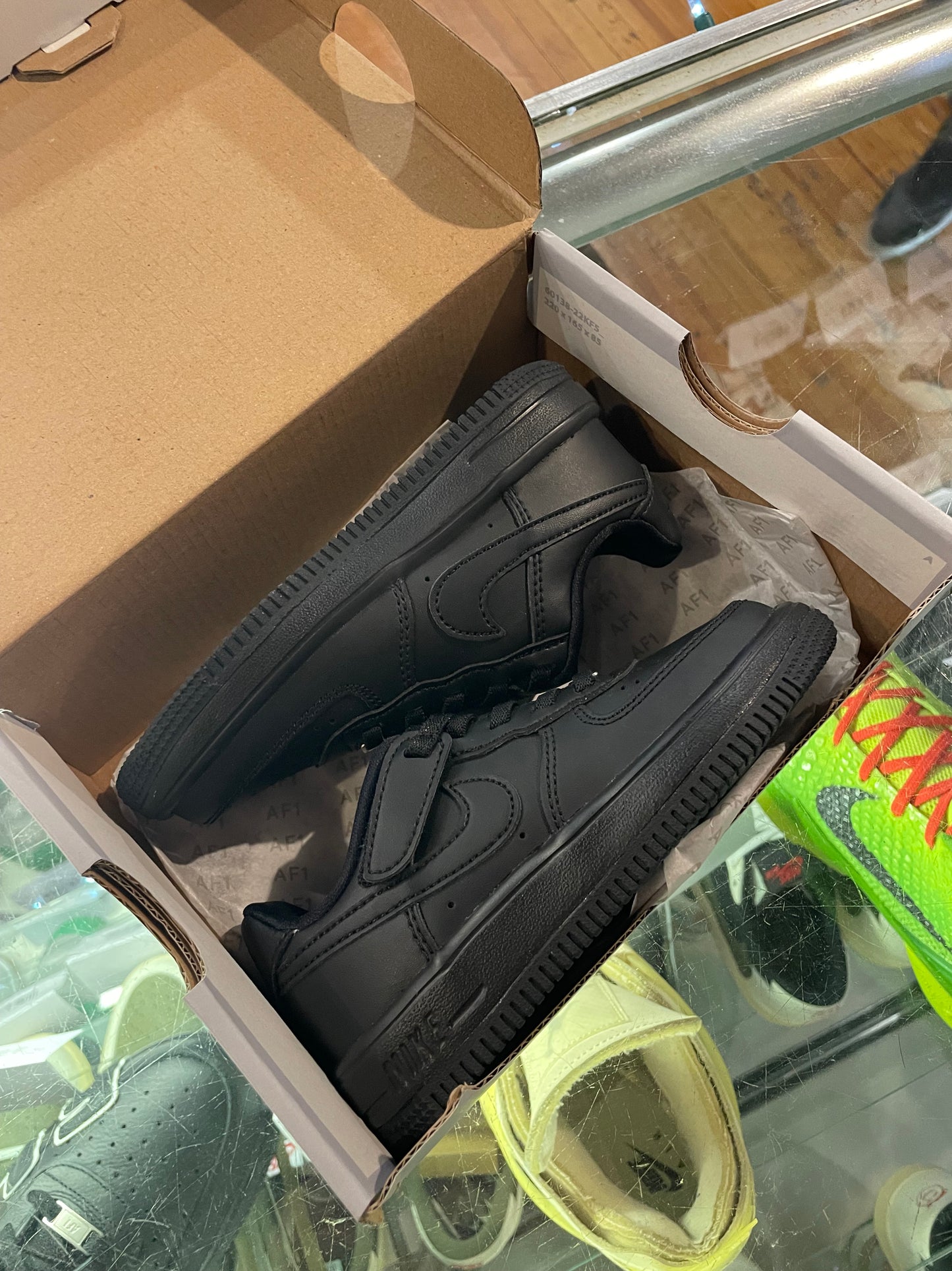 Nike Air Force 1 “Black” Toddler