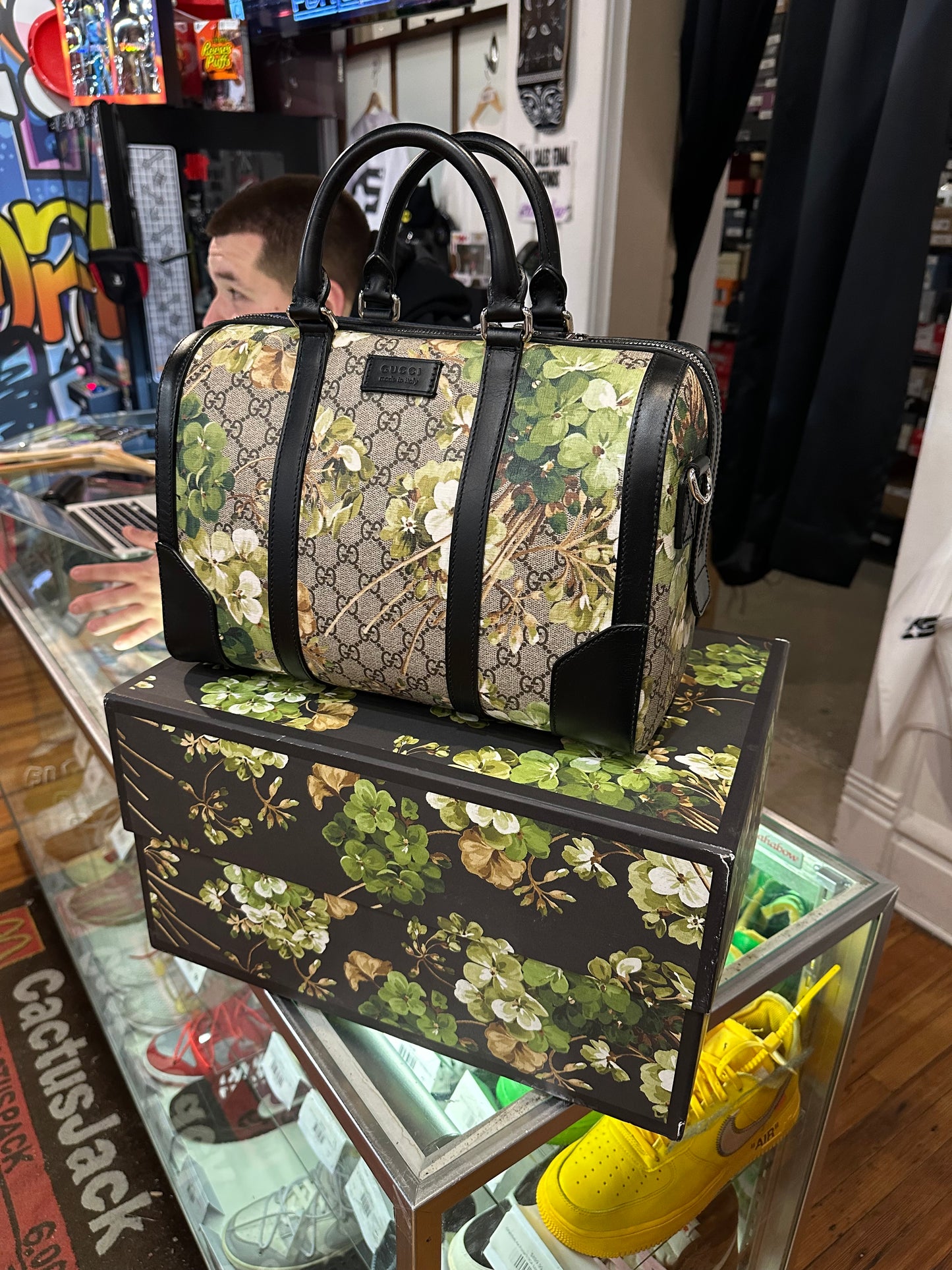 Gucci GG Blooms Boston Travel Bag